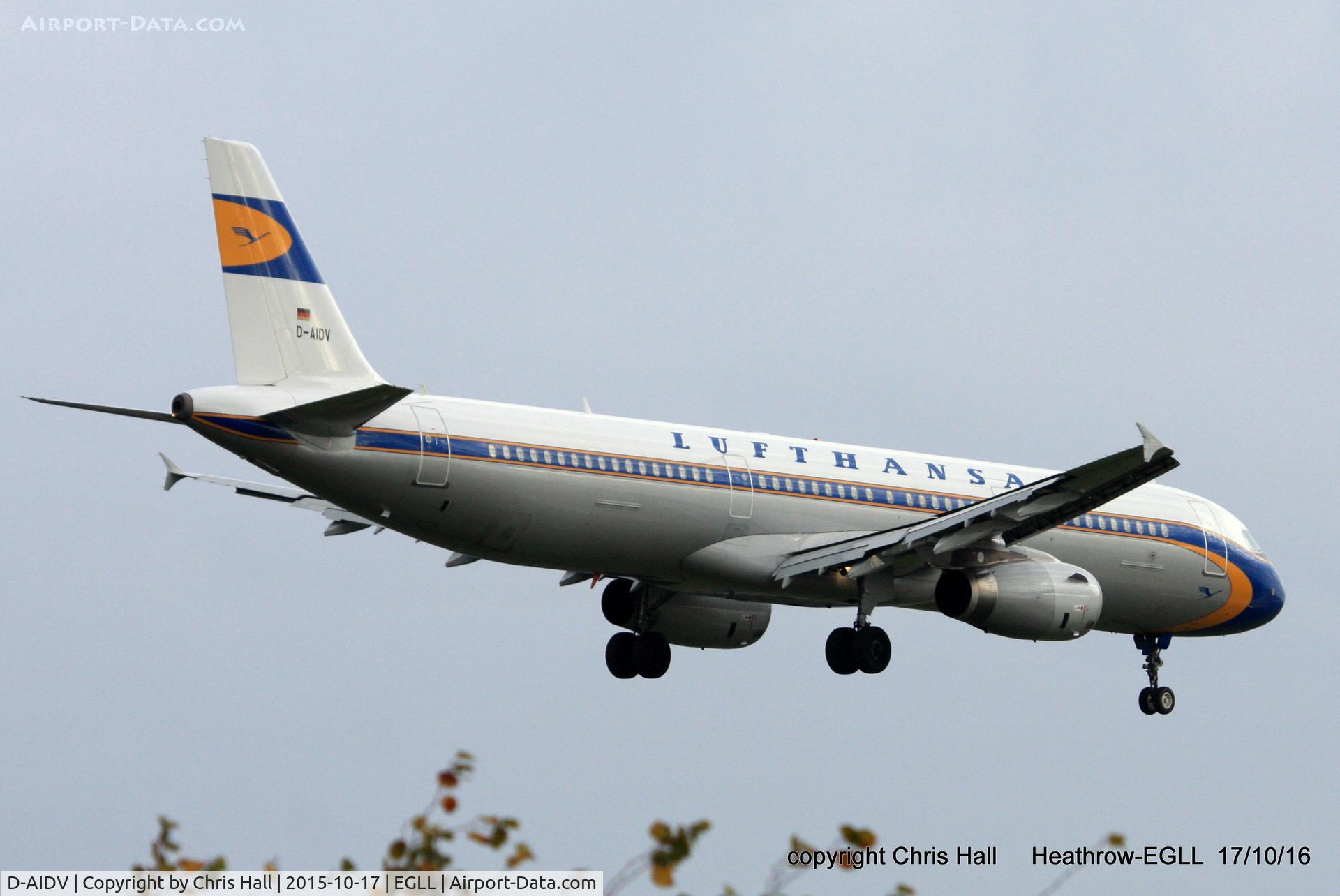 D-AIDV, 2012 Airbus A321-231 C/N 5413, Lufthansa retro
