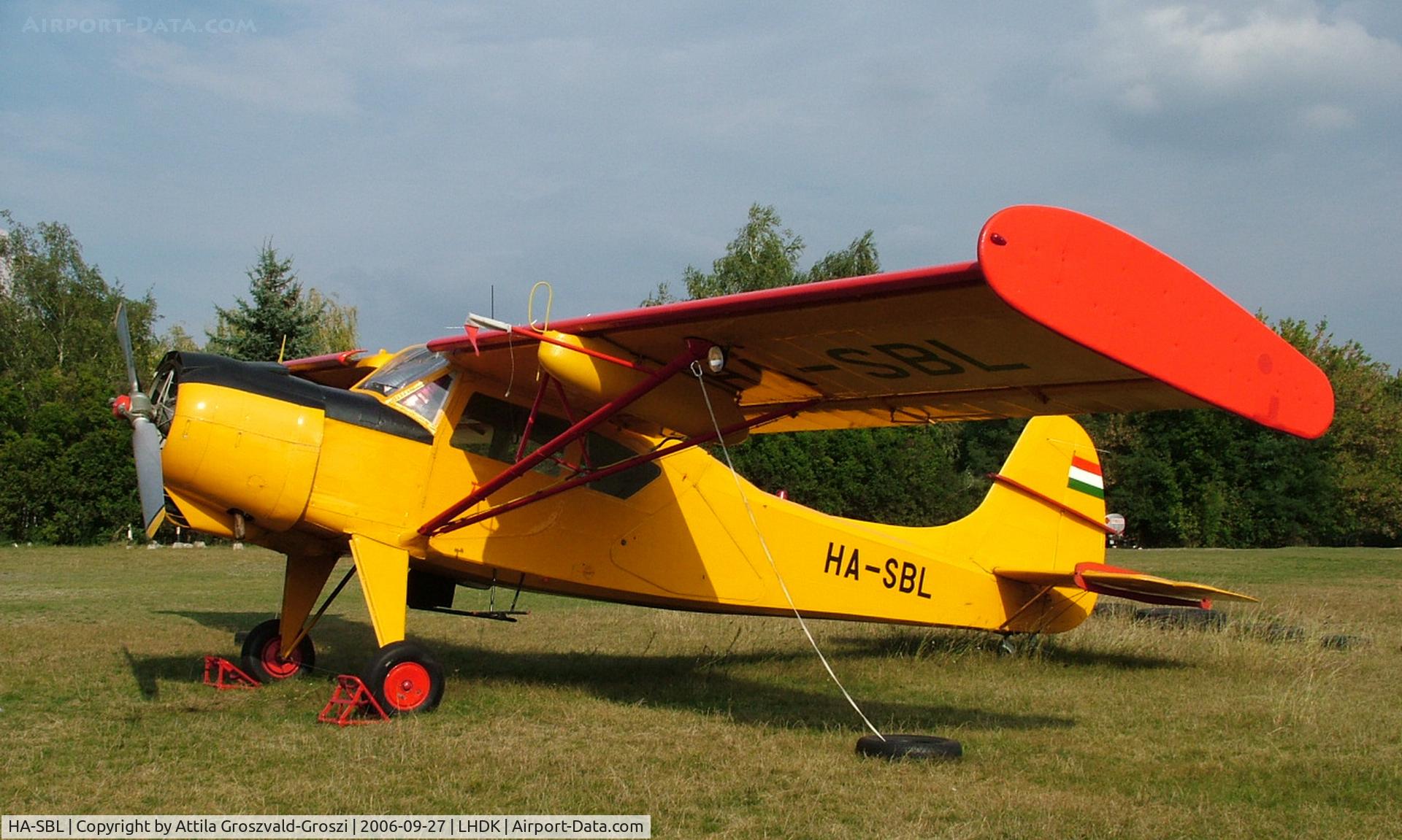 HA-SBL, 1969 PZL-Okecie PZL-101A Gawron C/N 119294, Dunakeszi Airport, Hungary