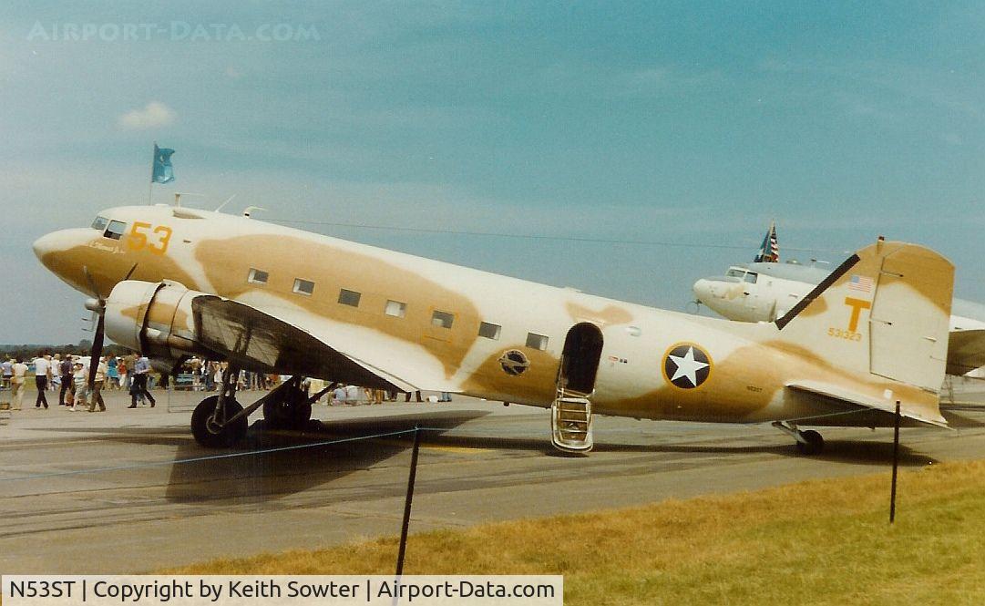 N53ST, 1943 Douglas DC3C (C-47A-20-DL) C/N 9380, RIAT Fairford