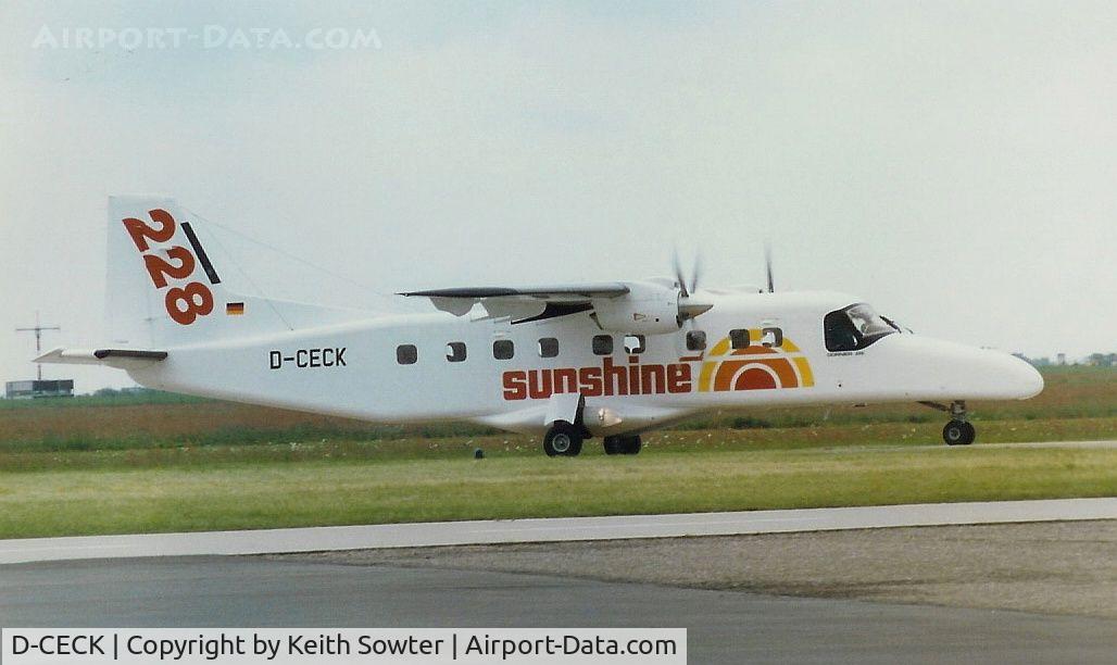 D-CECK, 1985 Dornier 228-201 C/N 8066, Hannover