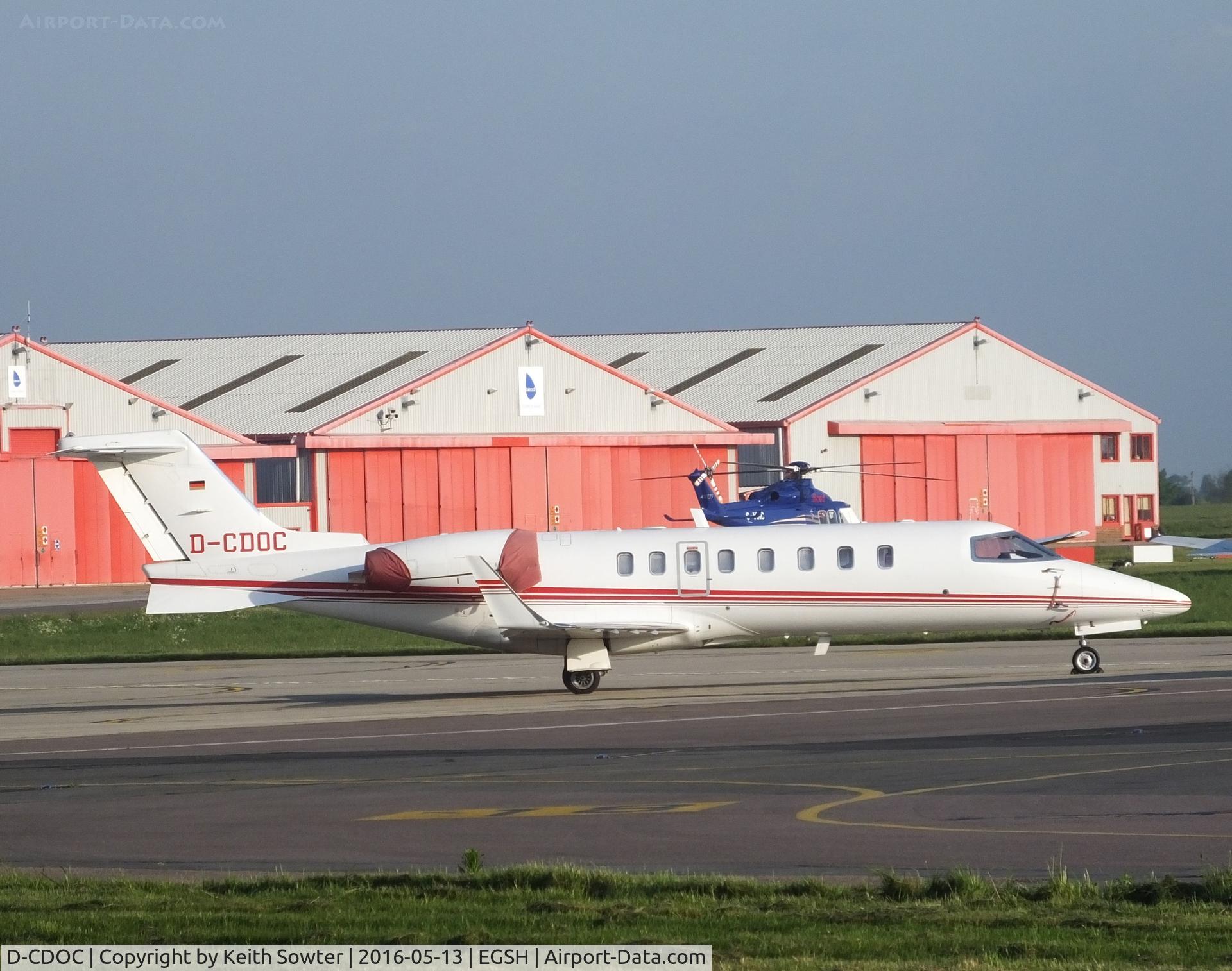 D-CDOC, 1998 Learjet 45 C/N 45-018, On Saxon apron