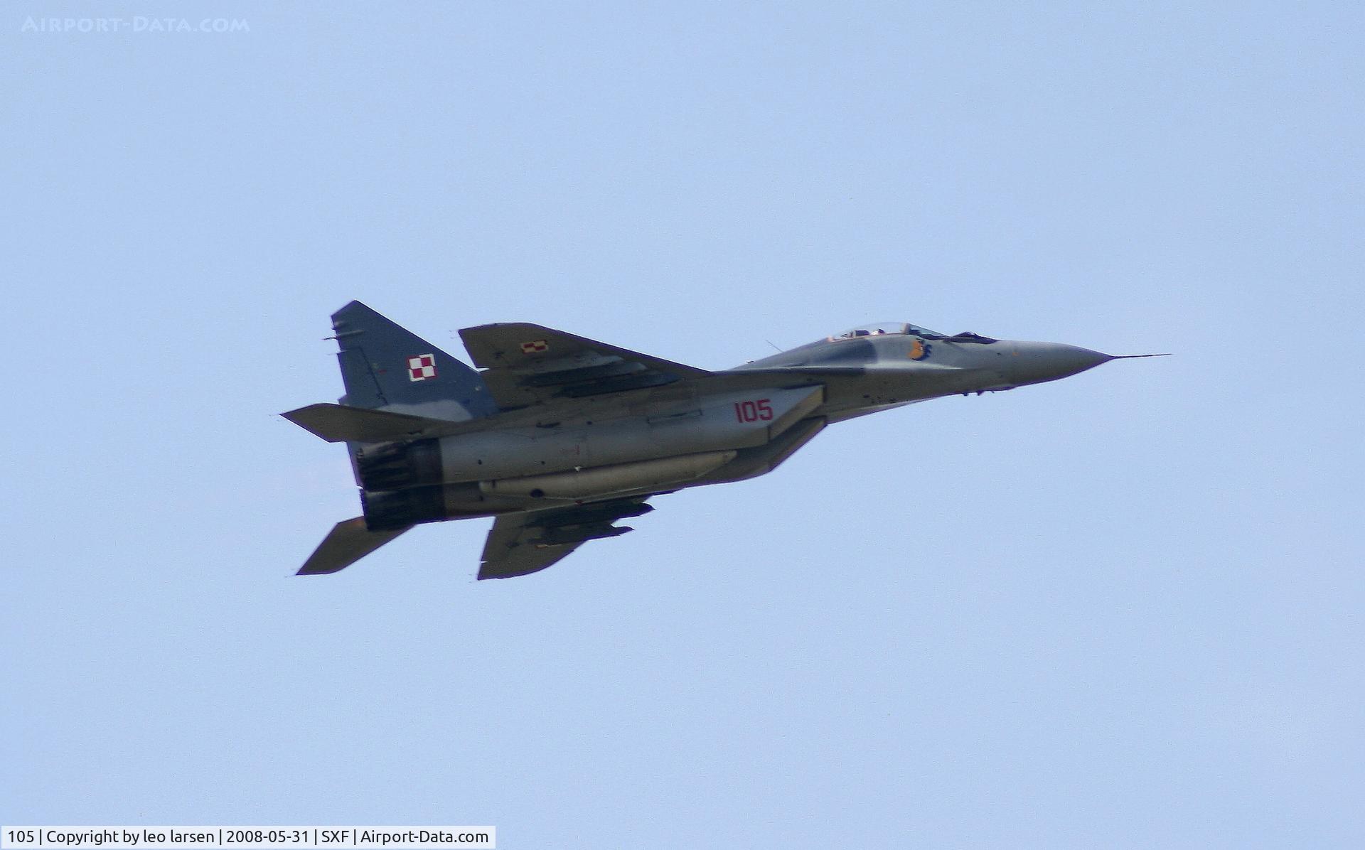 105, Mikoyan-Gurevich MiG-29A C/N 2960535105, Berlin Air Show 31.5.2008