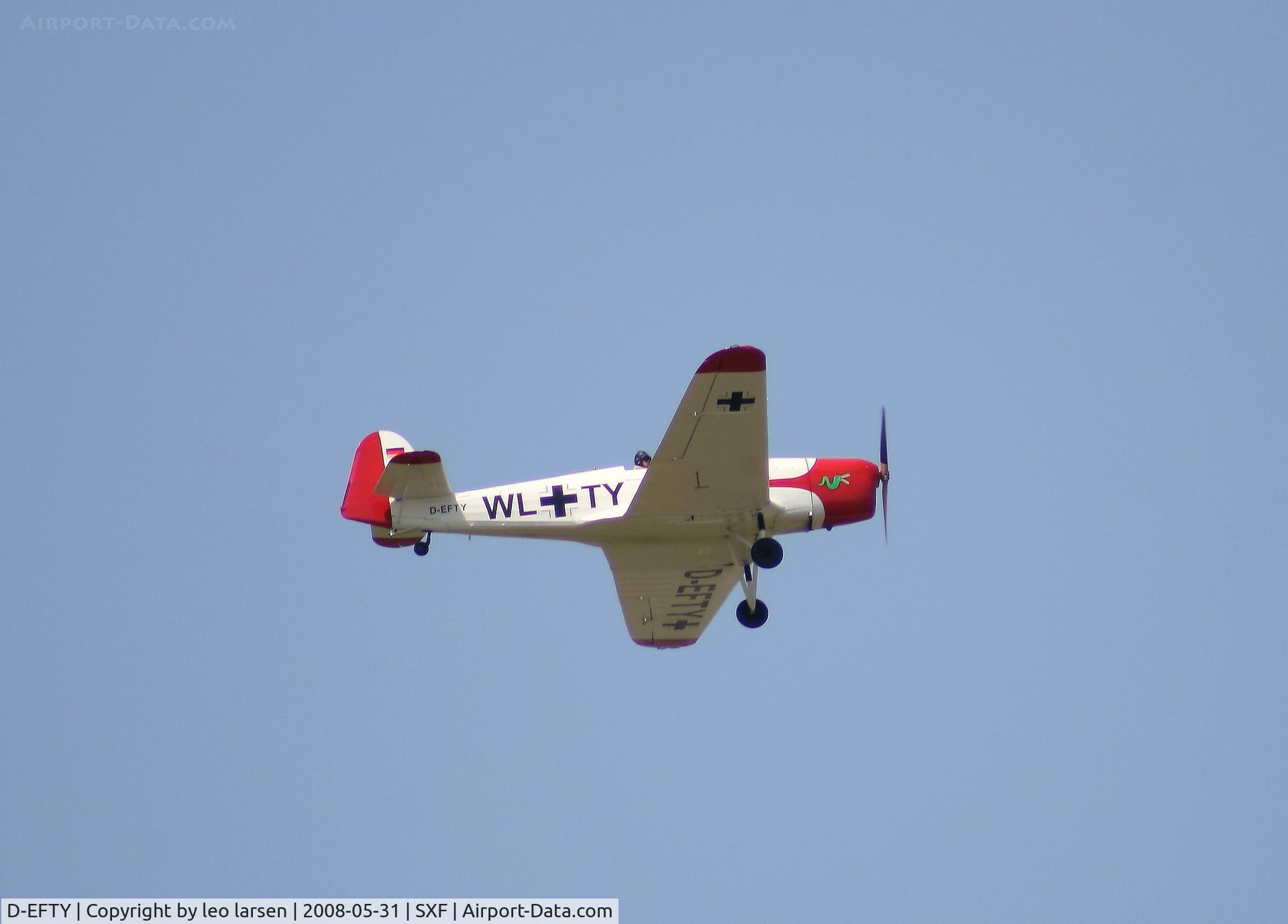 D-EFTY, 1939 Klemm Kl-35D C/N 1642, Berlin Air Show 31.5.2008