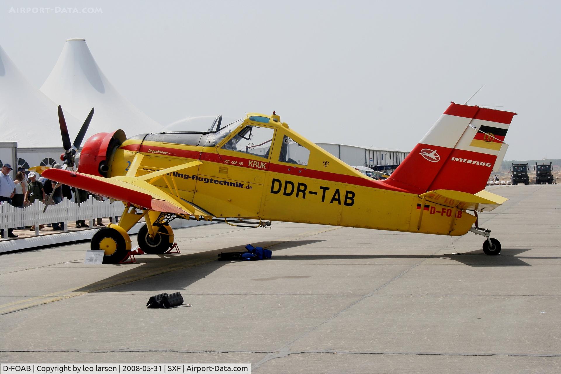 D-FOAB, 1978 PZL-Okecie PZL-106AR/2M Kruk C/N 48040, Berlin Air Show 31.5.2008