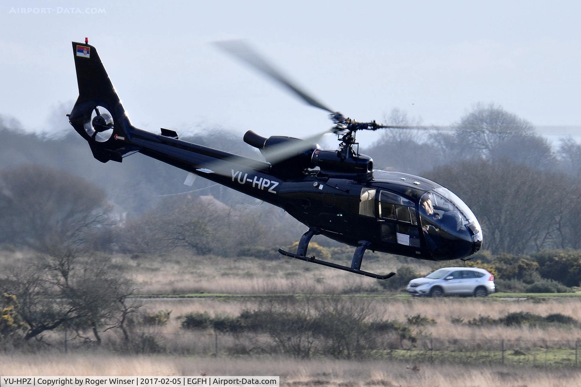 YU-HPZ, 1978 Aerospatiale SA-342J Gazelle C/N 1473, Visiting Gazelle helicopter registered in Serbia.