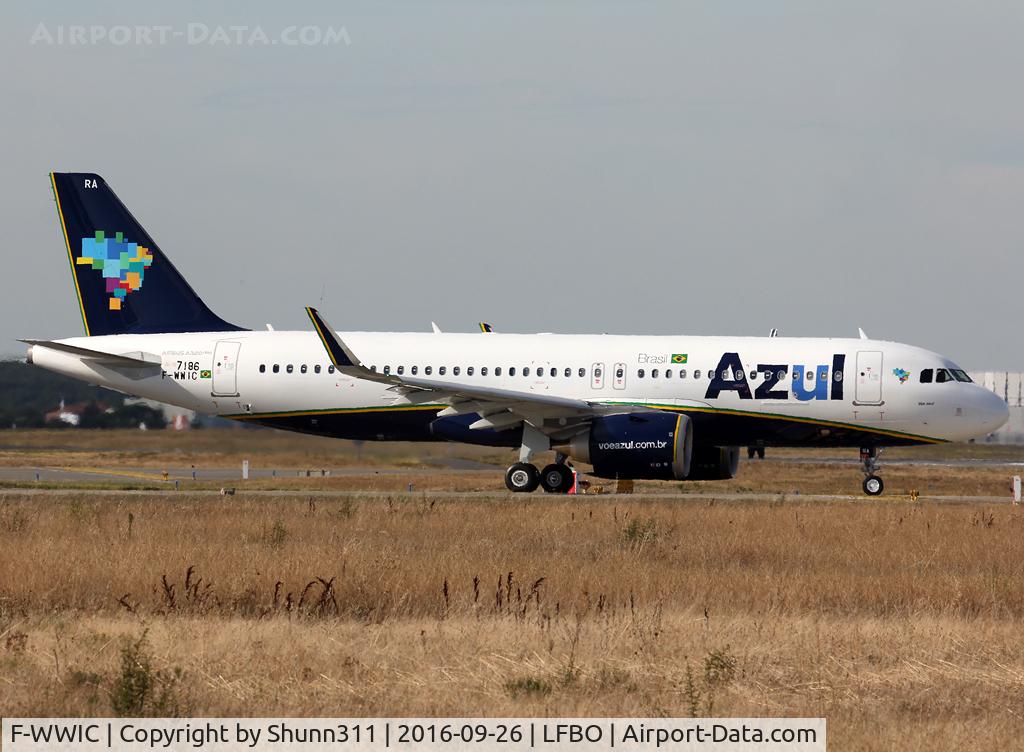 F-WWIC, 2016 Airbus A320-251N C/N 7186, C/n 7186 - To be PR-YRA