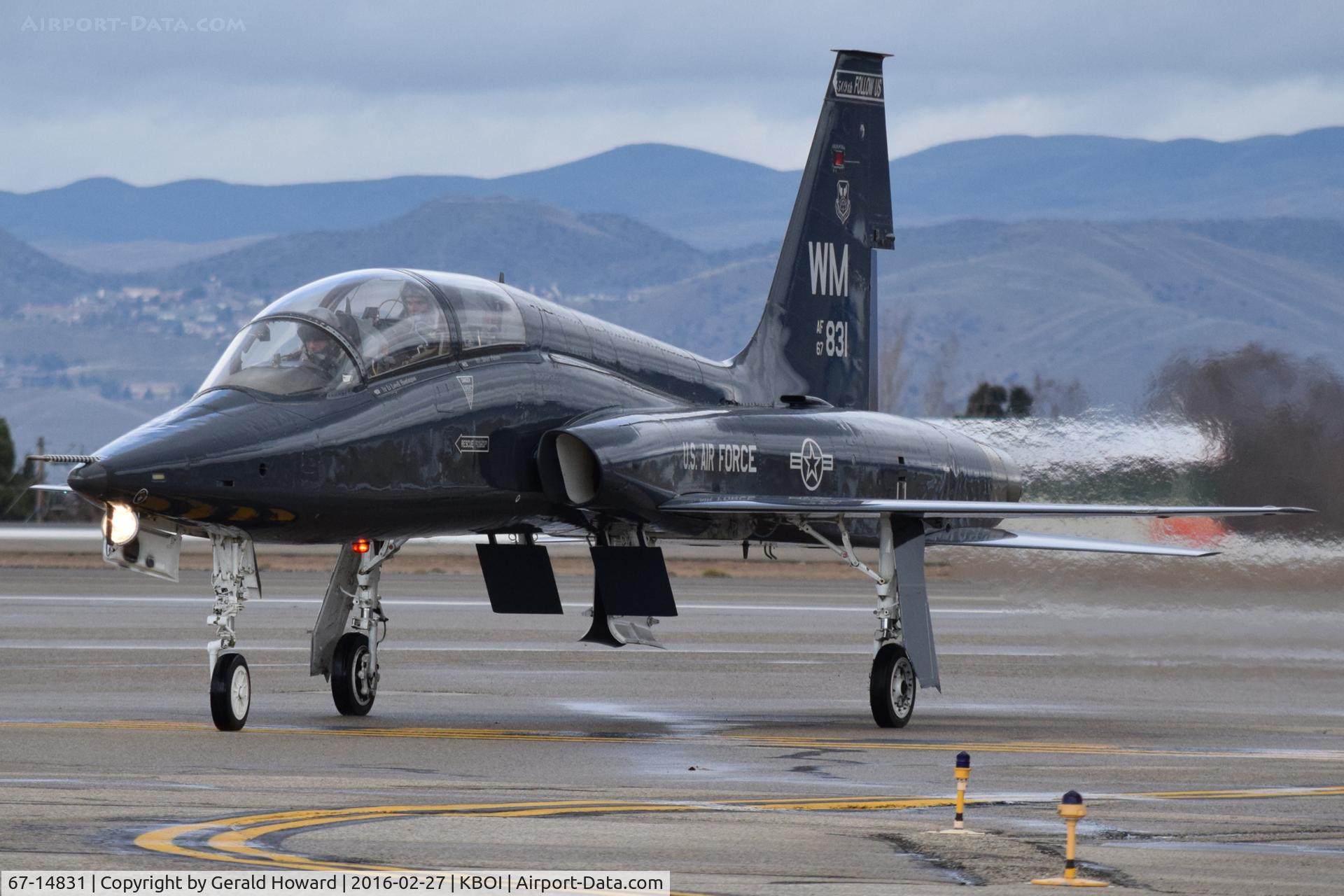 67-14831, 1966 Northrop T-38A Talon C/N T.6026, At Taxiways Bravo & Bravo 3.