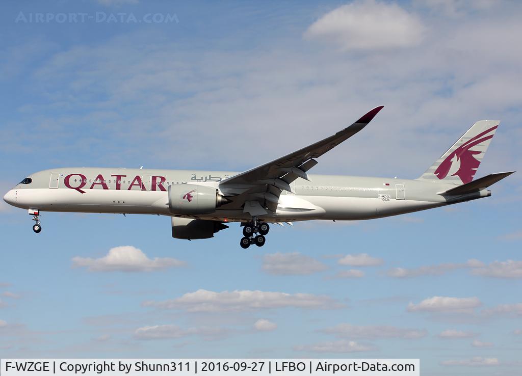 F-WZGE, 2016 Airbus A350-941 C/N 036, C/n 0036 - To be A7-ALL