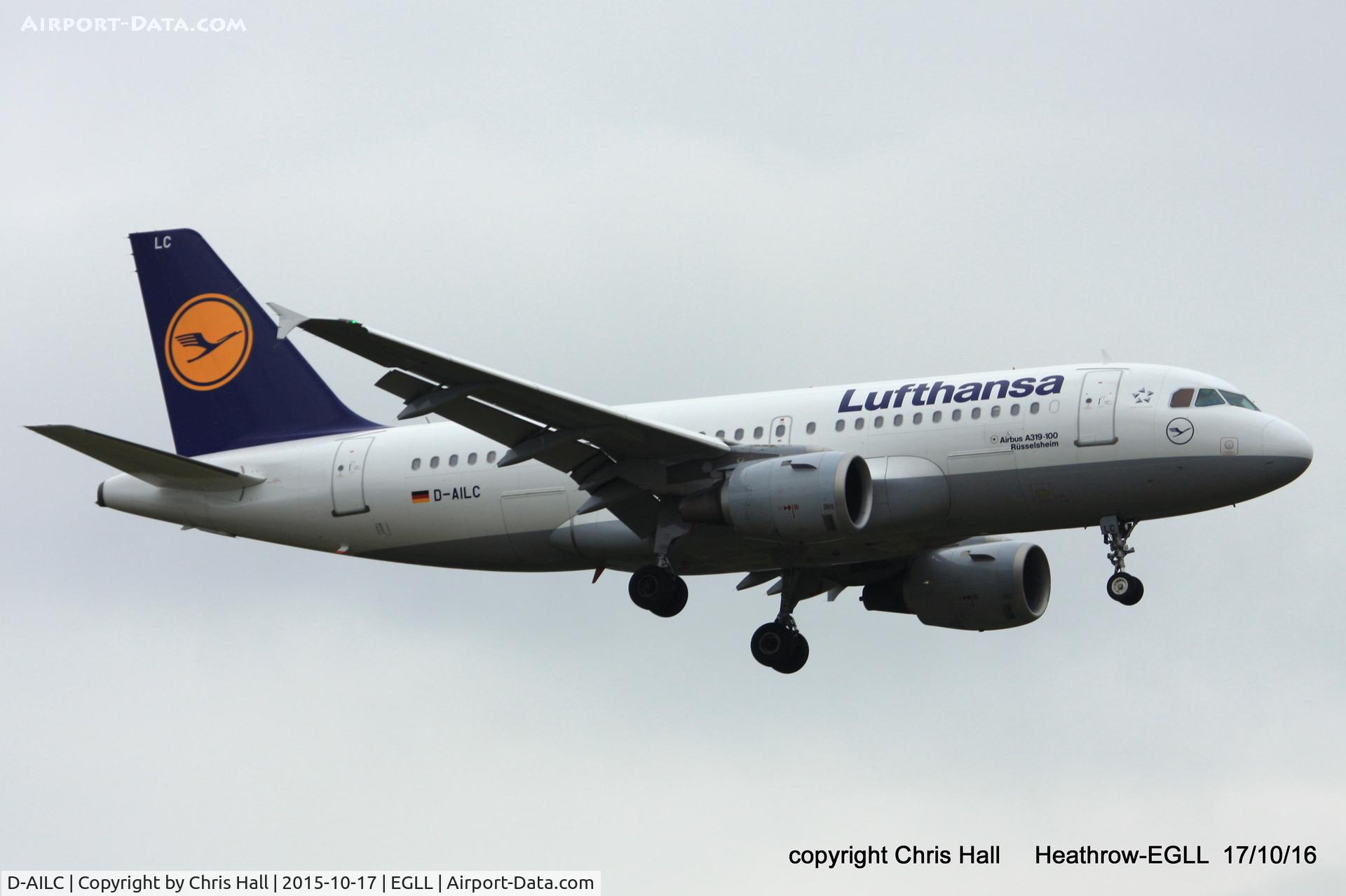 D-AILC, 1996 Airbus A319-114 C/N 616, Lufthansa