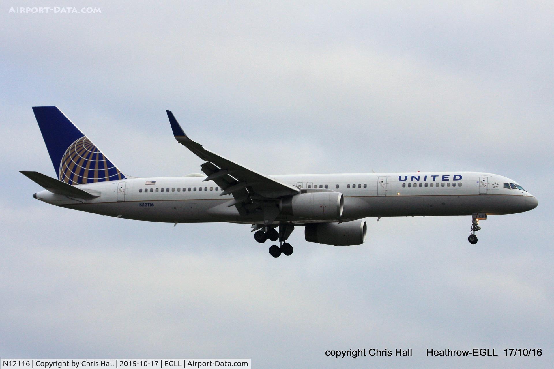 N12116, 1996 Boeing 757-224 C/N 27558, United