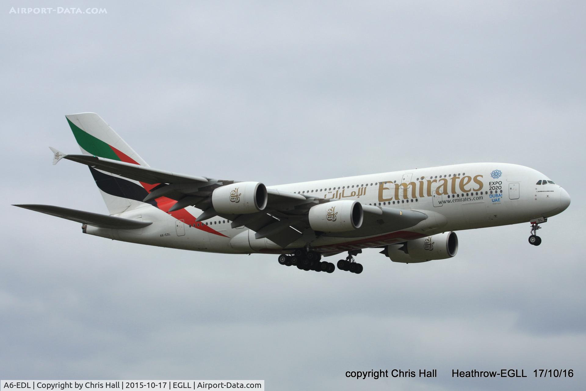A6-EDL, 2010 Airbus A380-861 C/N 046, Emirates