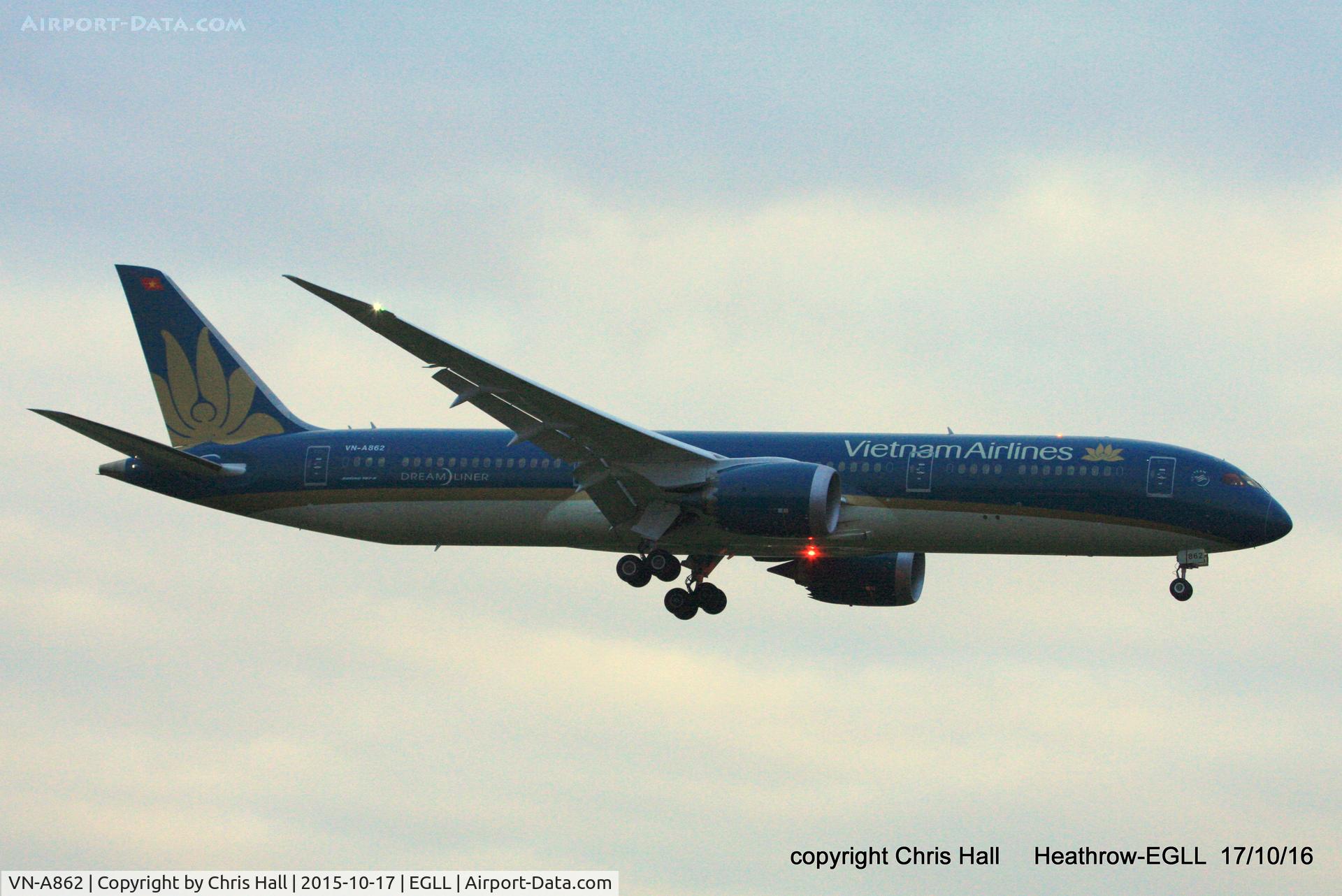 VN-A862, 2015 Boeing 787-9 Dreamliner C/N 35152, VN-A862