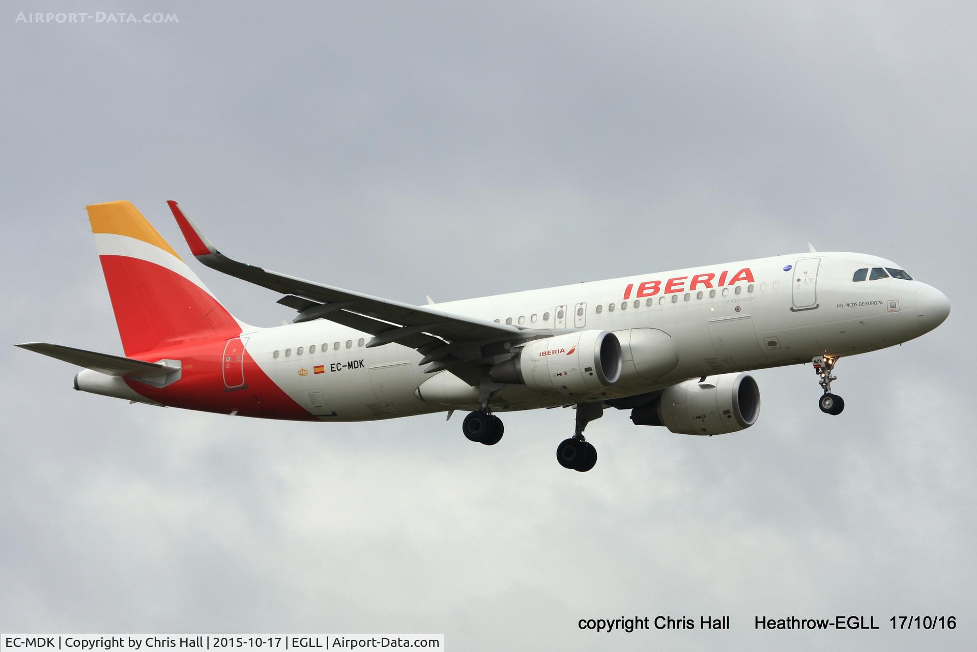 EC-MDK, 2014 Airbus A320-214 C/N 6328, Iberia