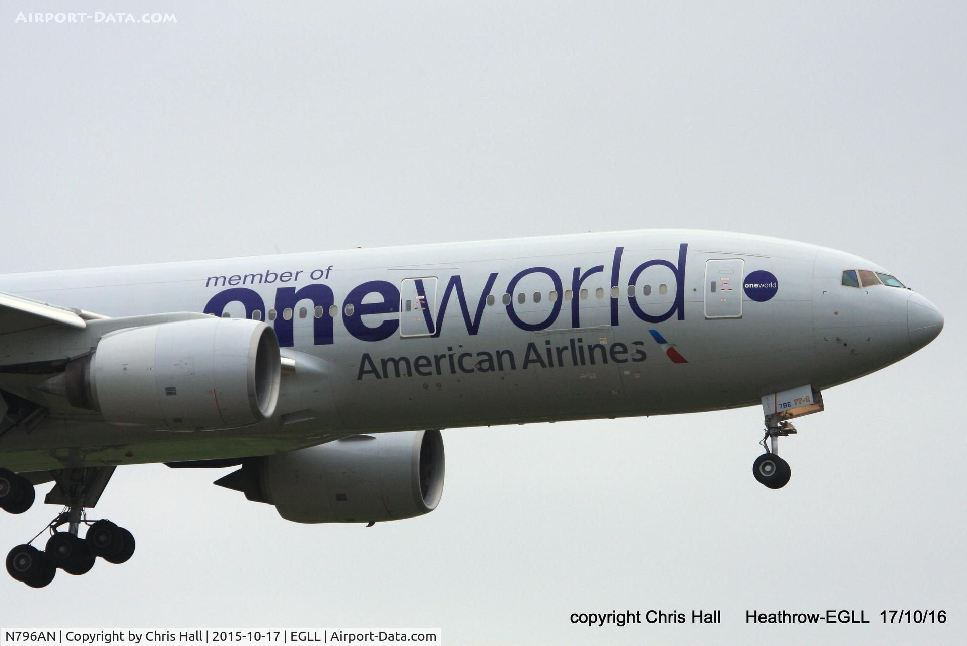 N796AN, 2000 Boeing 777-223 C/N 30796, American Airlines