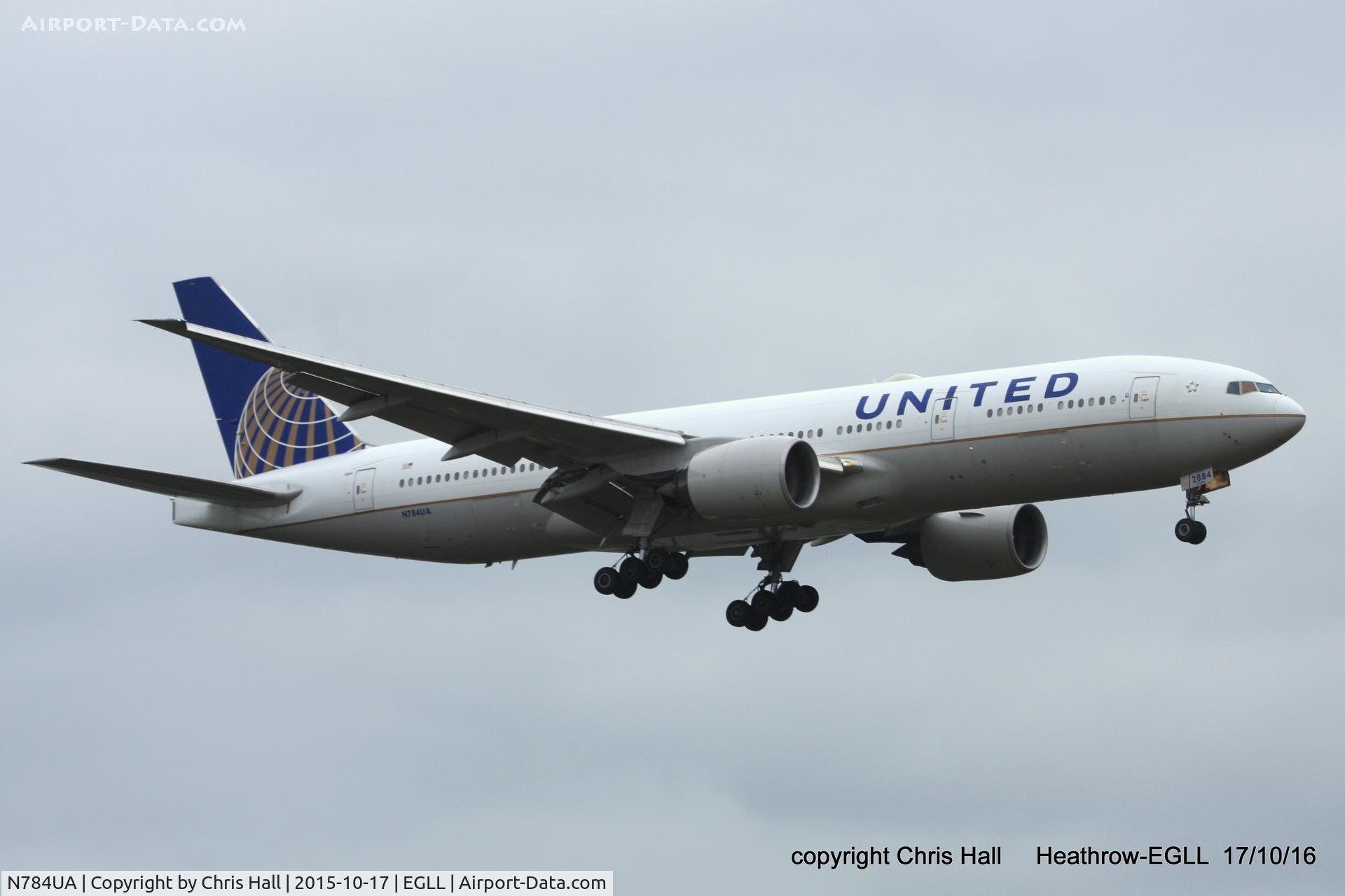 N784UA, 1997 Boeing 777-222/ER C/N 26951, United