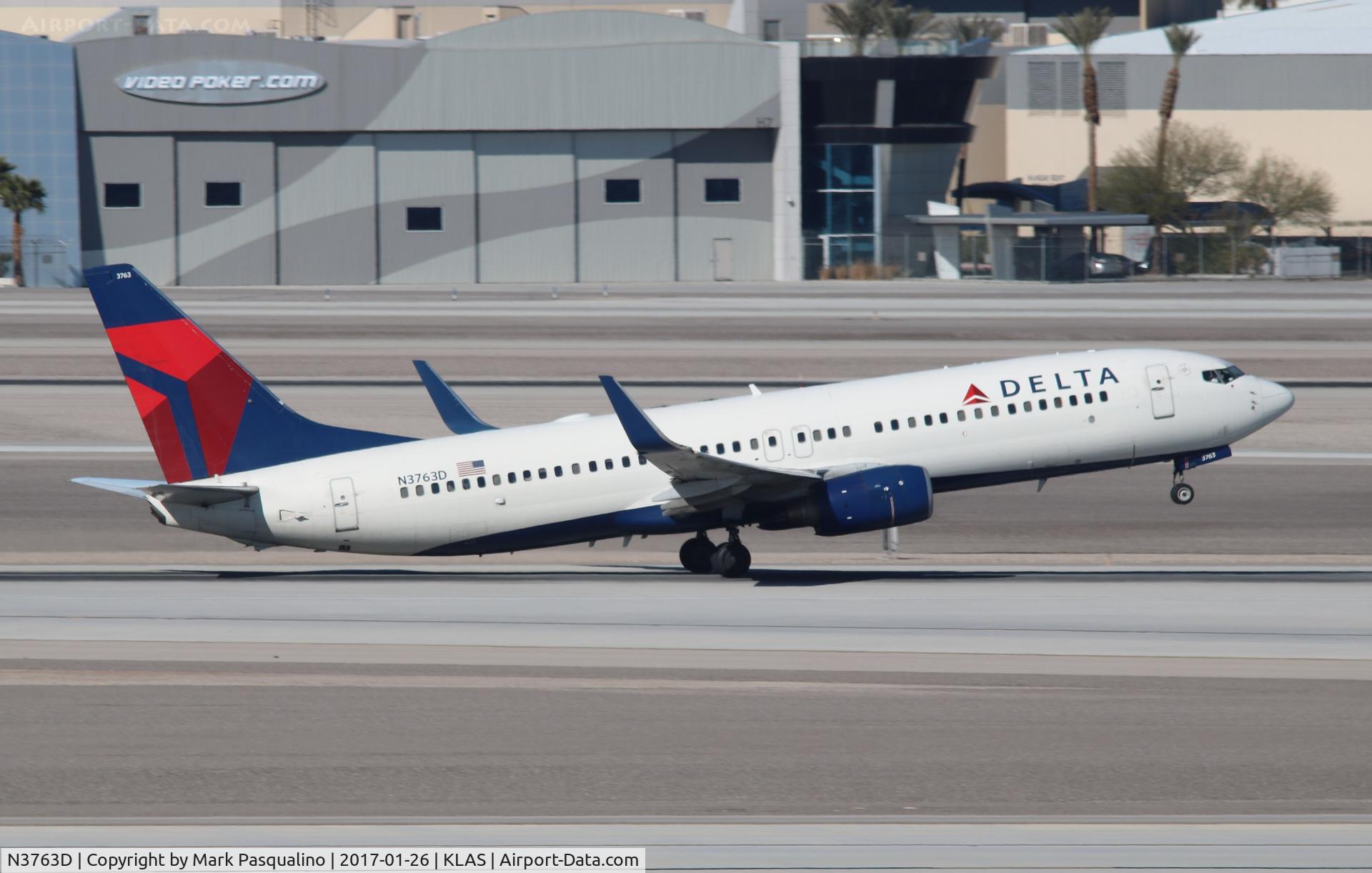 N3763D, 2001 Boeing 737-832 C/N 29629, Boeing 737-800