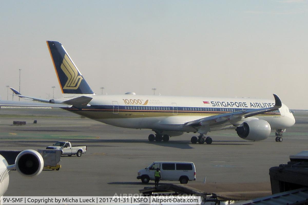 9V-SMF, 2016 Airbus A350-941 C/N 054, SQ's latest toy: The spanking new A350