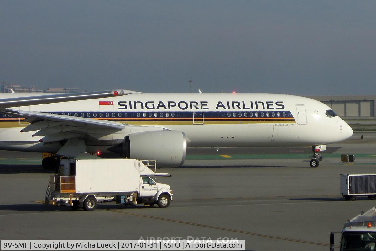 9V-SMF, 2016 Airbus A350-941 C/N 054, SQ's latest toy: The spanking new A350