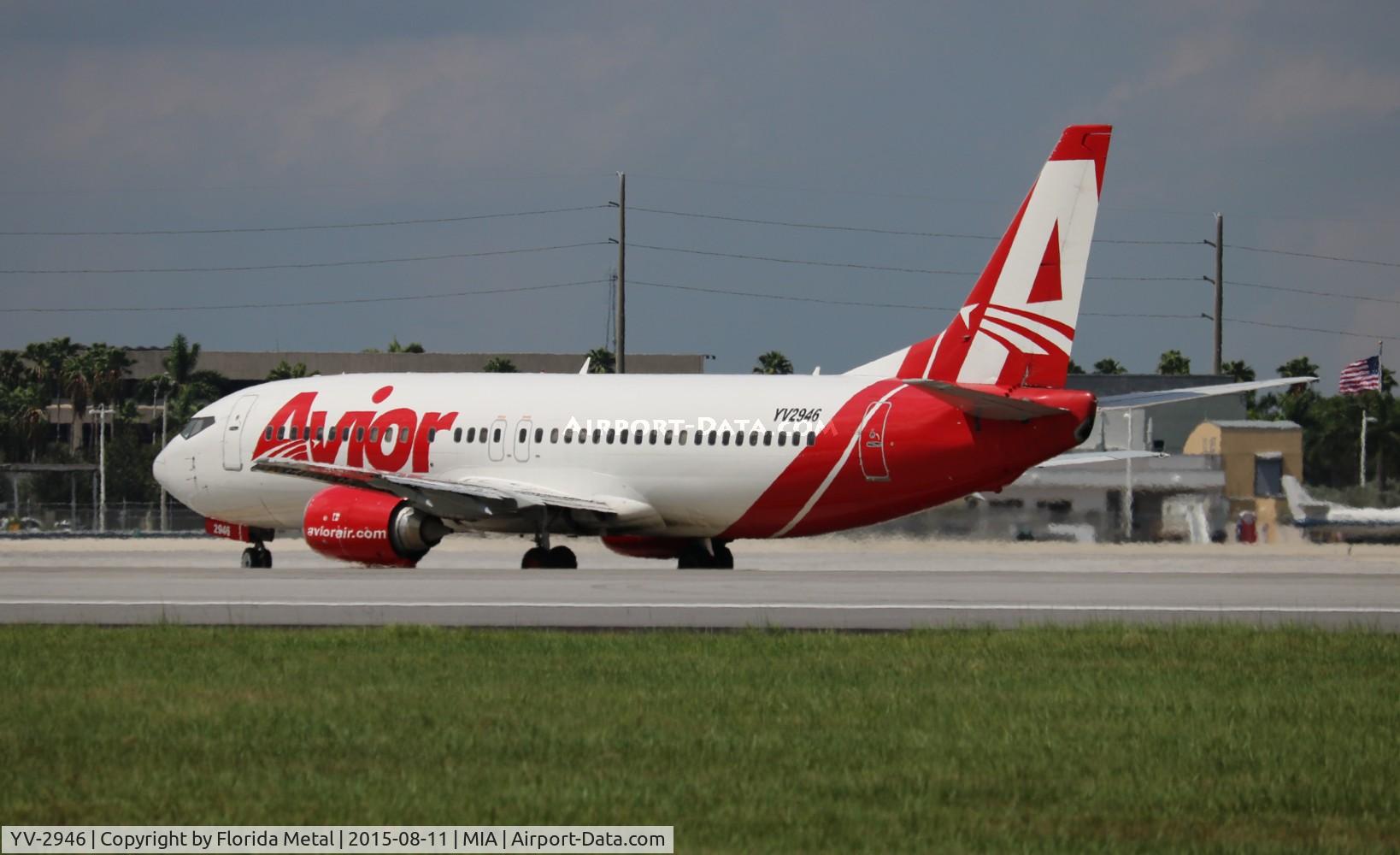 YV-2946, 1989 Boeing 737-401 C/N 23886, Avior