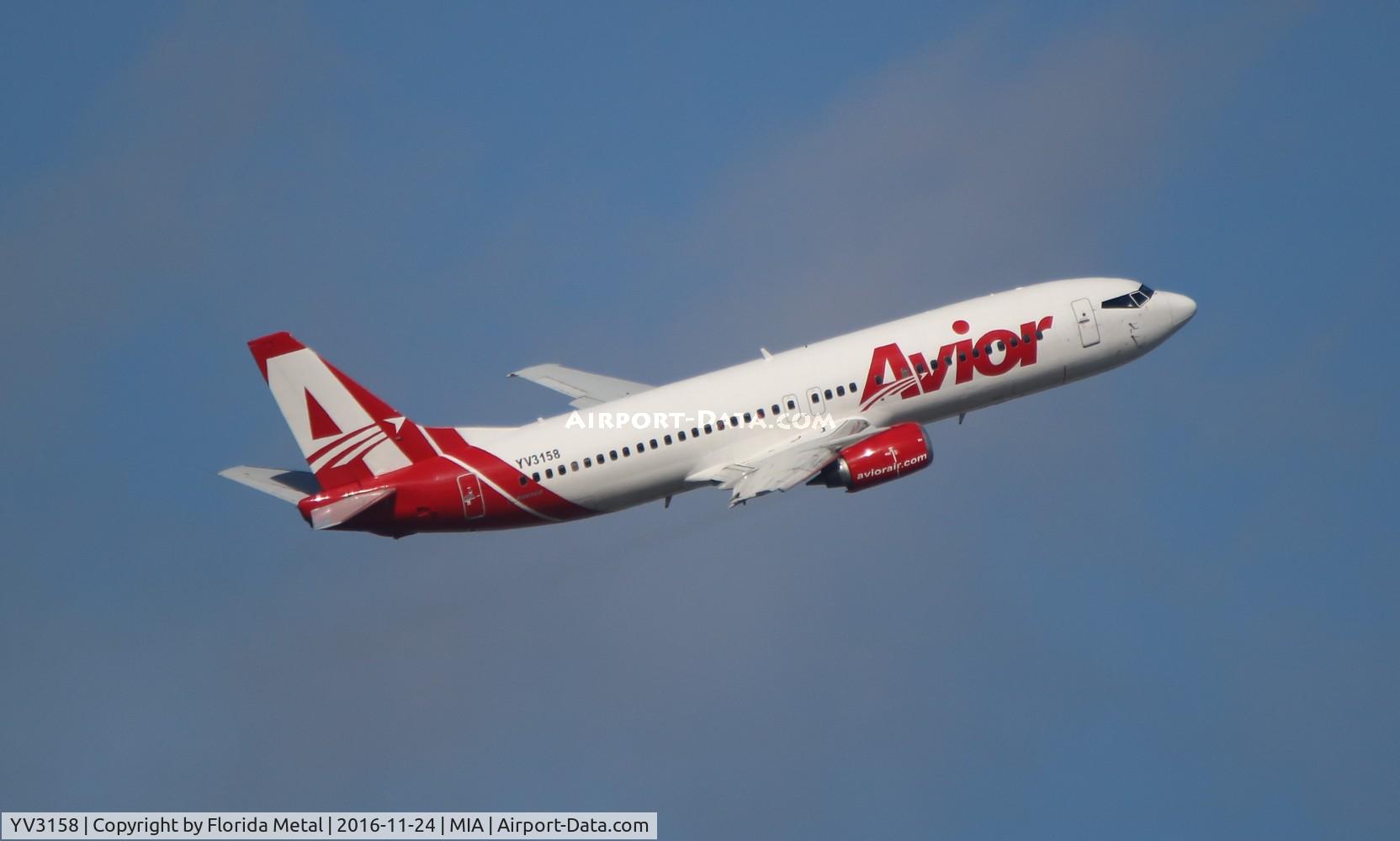 YV3158, 1989 Boeing 737-4B7 C/N 23984, Avior