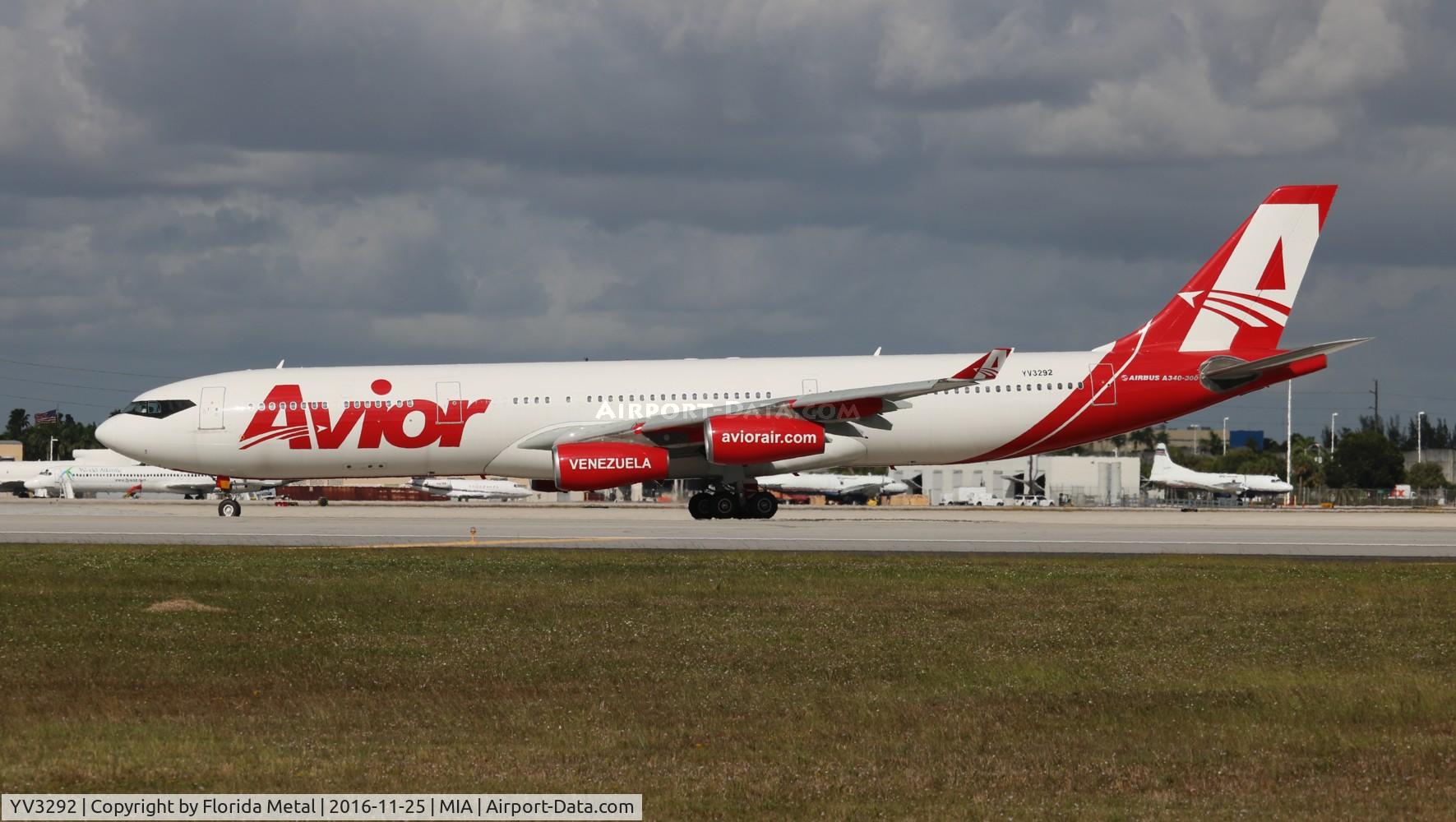 YV3292, 1997 Airbus A340-313 C/N 199, Avior Airlines