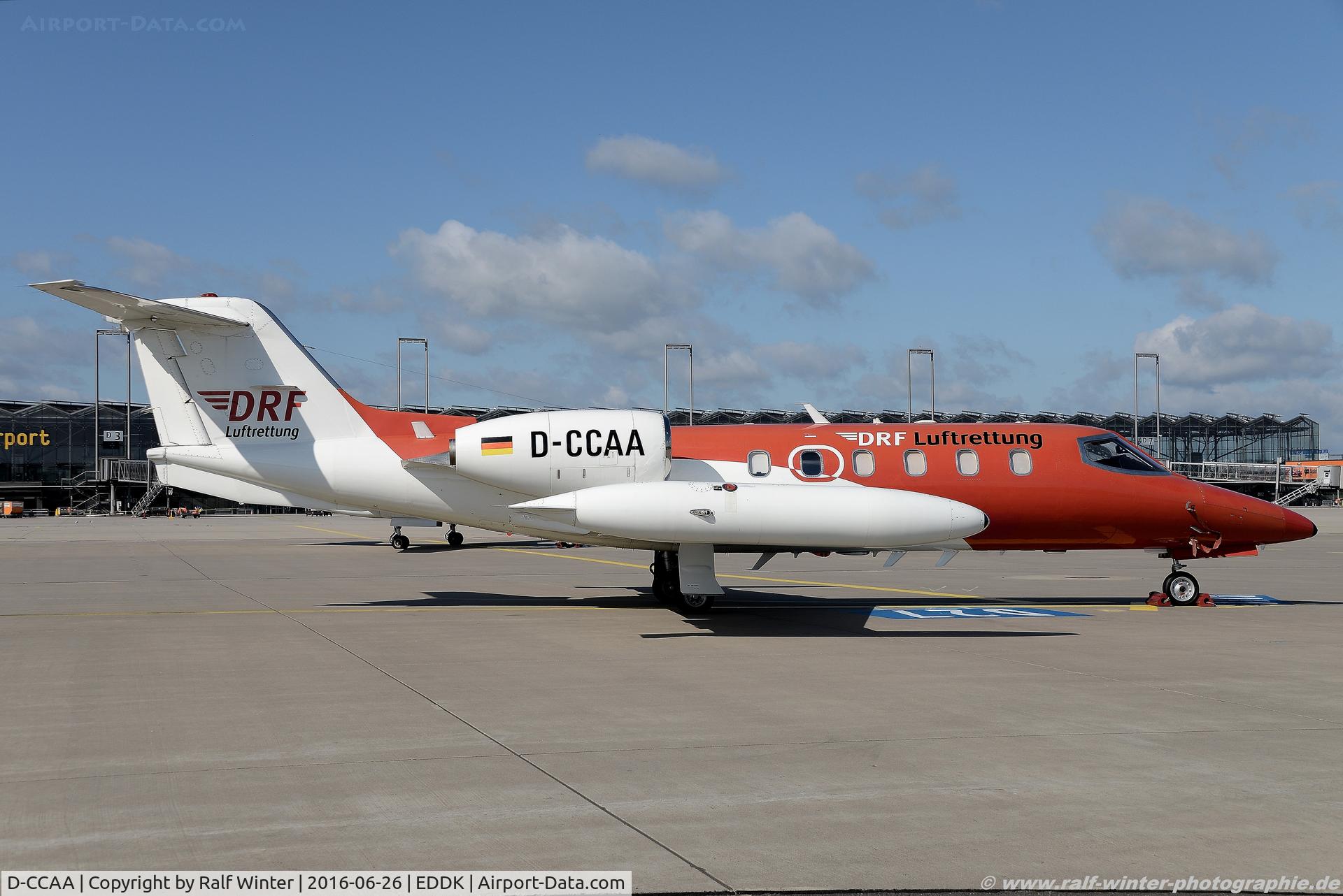 D-CCAA, 1980 Gates LearJet 35 C/N 35A-315, Learjet 35 - DRF Deutsche Rettungsflugwacht - D-CCAA - 26.06.2016 - CGN