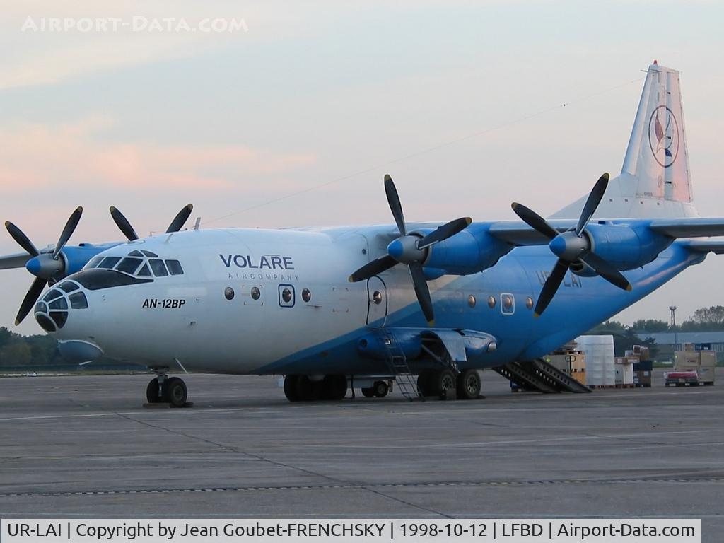 UR-LAI, 1968 Antonov An-12BP C/N 8345505, Volare Aircompany (fret Médecins Sans Frontiéres)