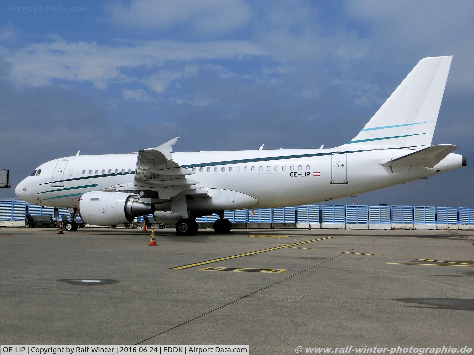 OE-LIP, 2008 Airbus ACJ319 (A319-115/CJ) C/N 3632, Airbus A319-115(CJ) - TJS Tyrolean Jet Service - OE-LIP - 24.06.2016 - CGN