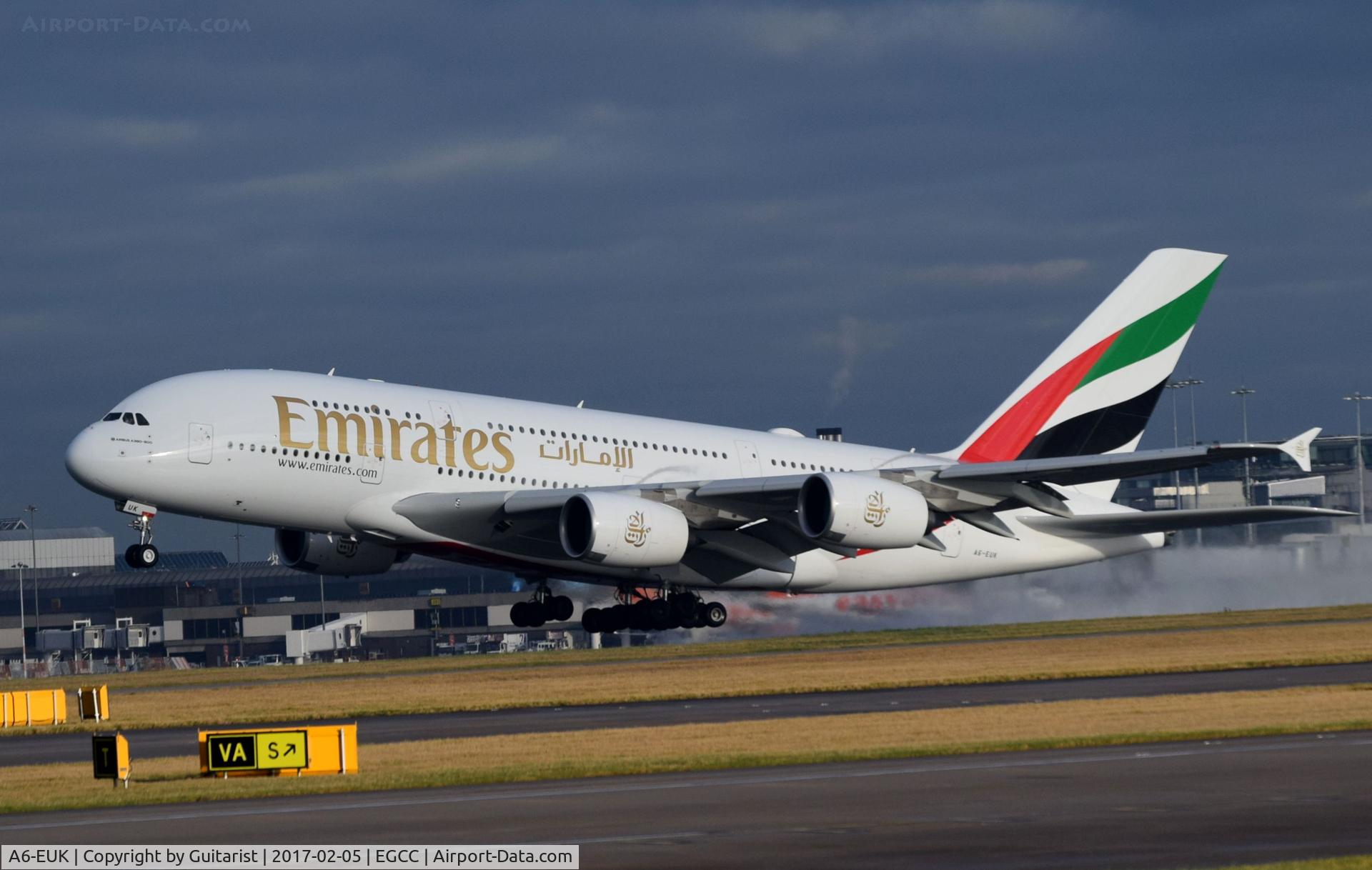 A6-EUK, 2016 Airbus A380-861 C/N 223, At Manchester