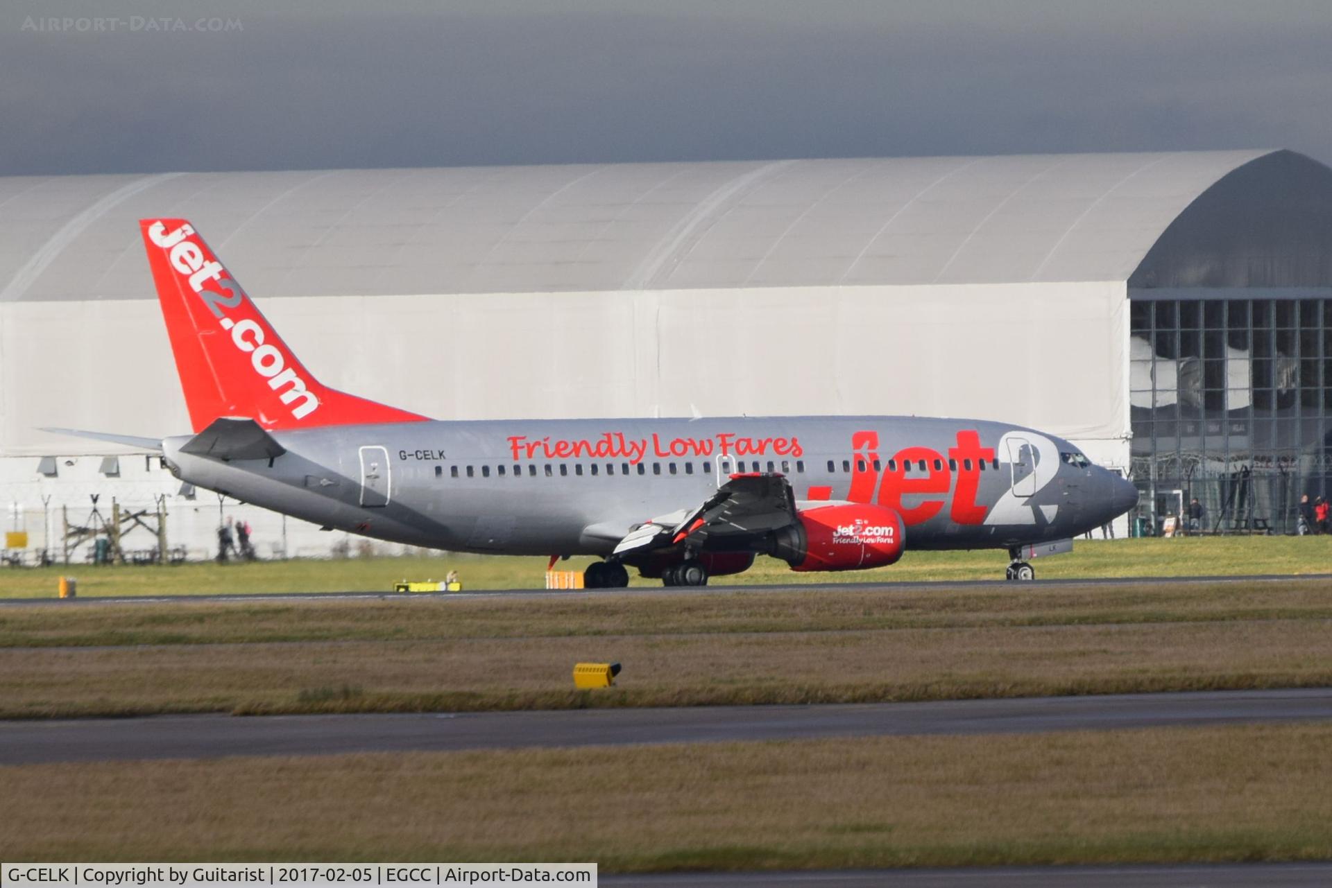 G-CELK, 1986 Boeing 737-330 C/N 23530, At Manchester