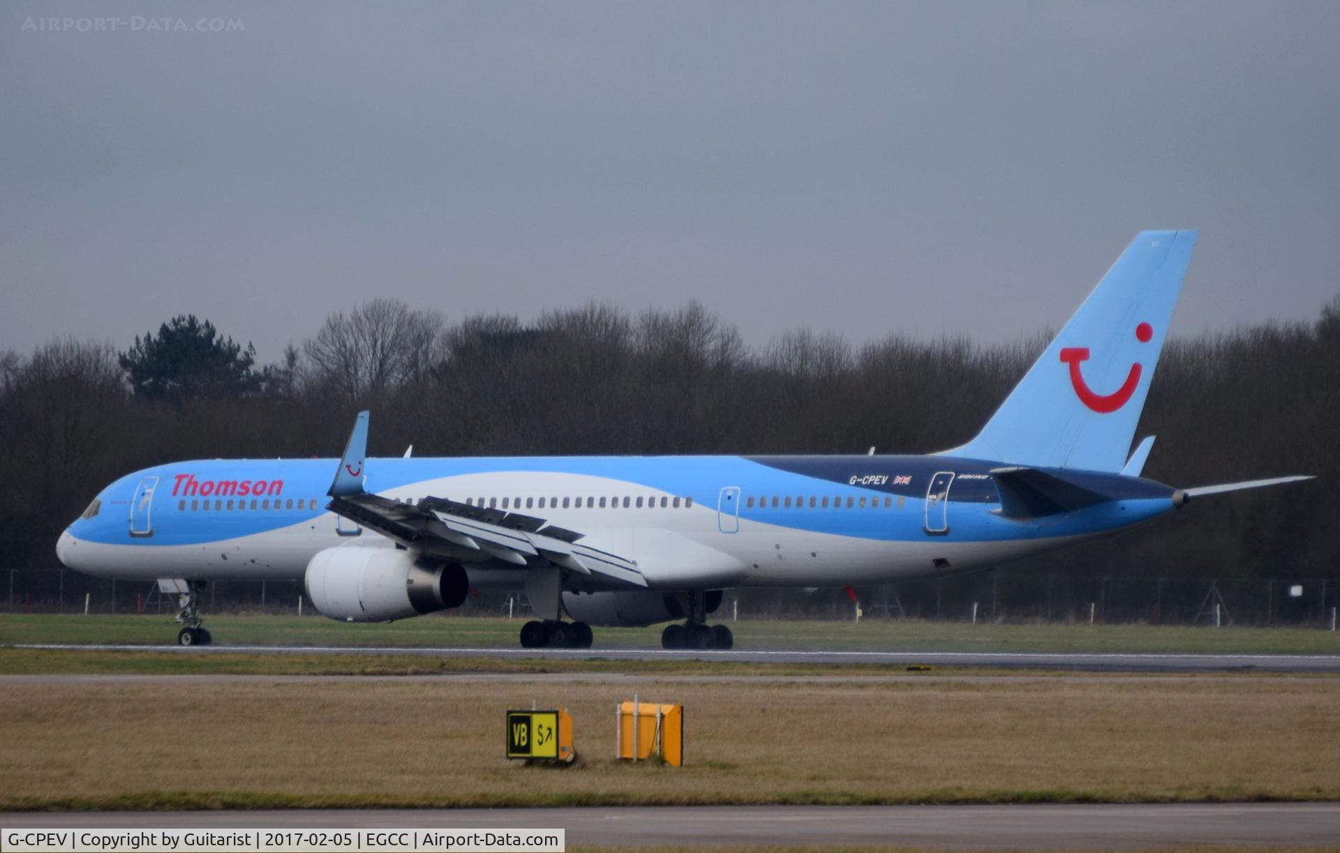 G-CPEV, 1999 Boeing 757-236 C/N 29943, At Manchester