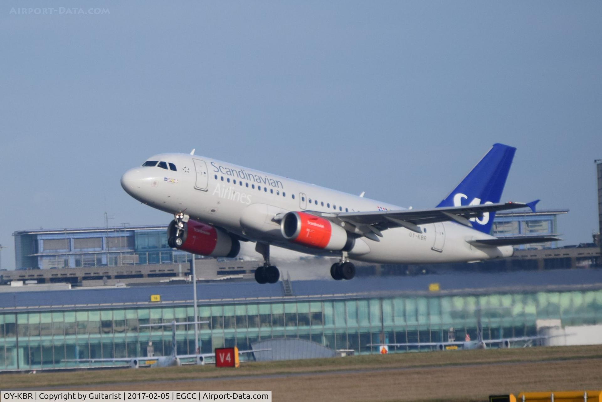 OY-KBR, 2007 Airbus A319-132 C/N 3231, At Manchester