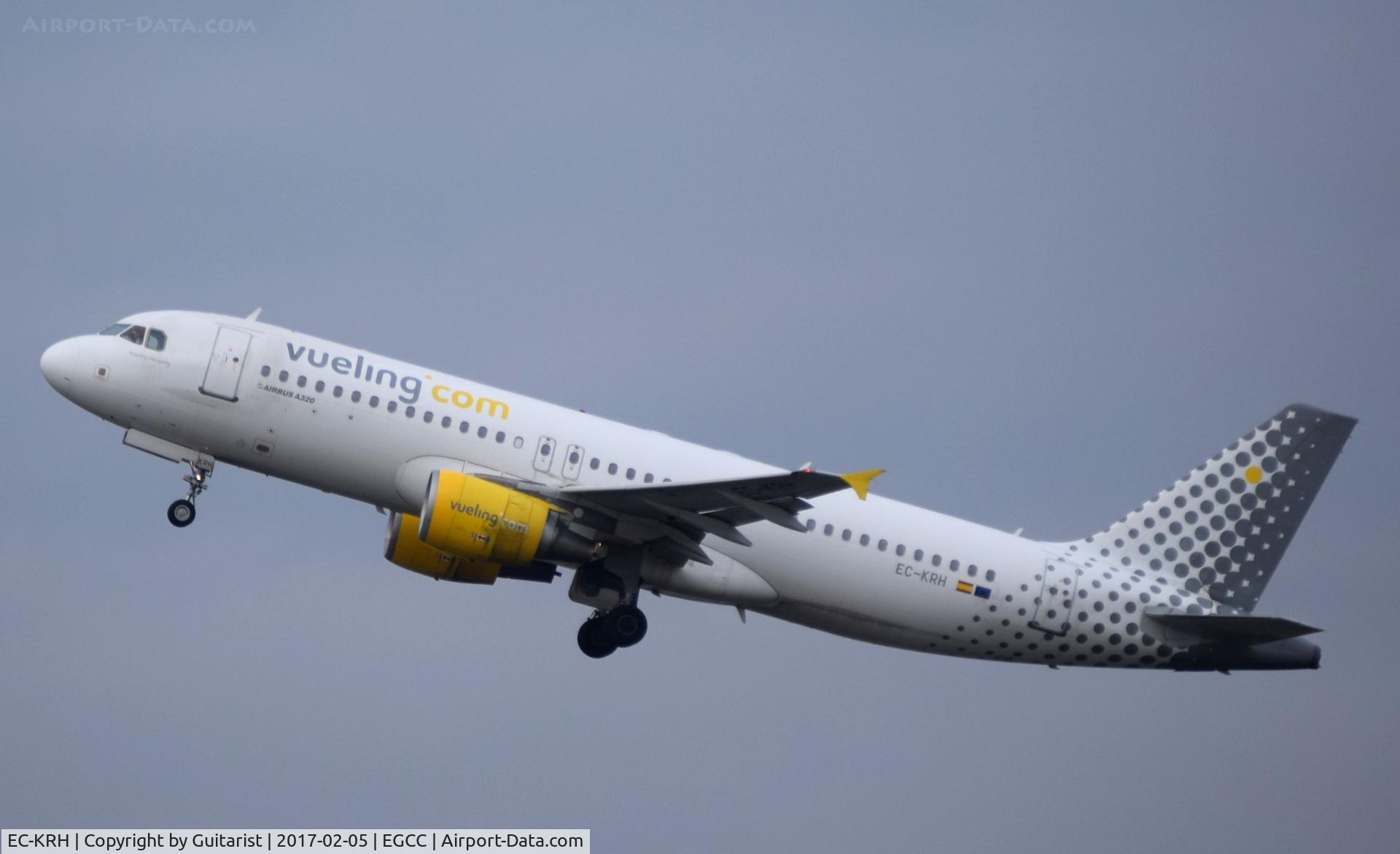 EC-KRH, 2008 Airbus A320-214 C/N 3529, At Manchester