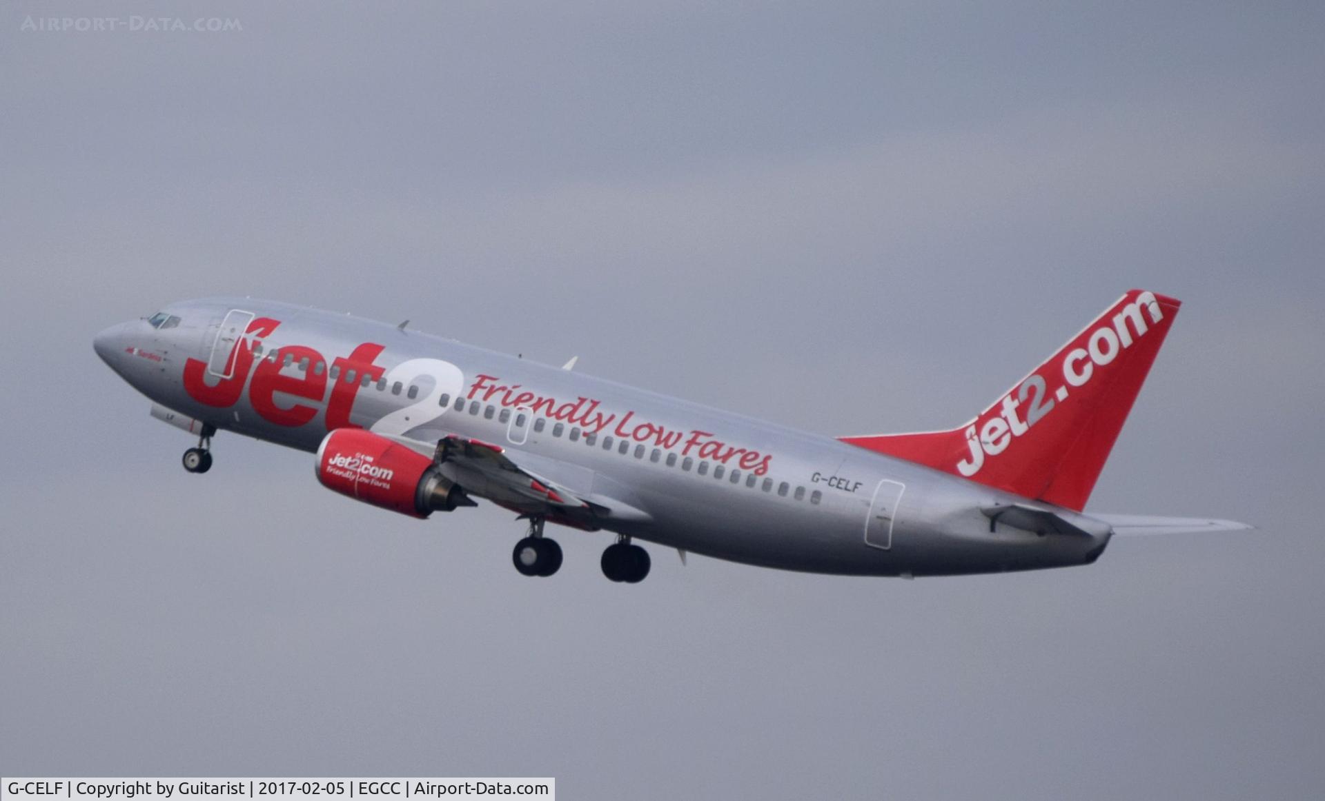 G-CELF, 1988 Boeing 737-377 C/N 24302, At Manchester
