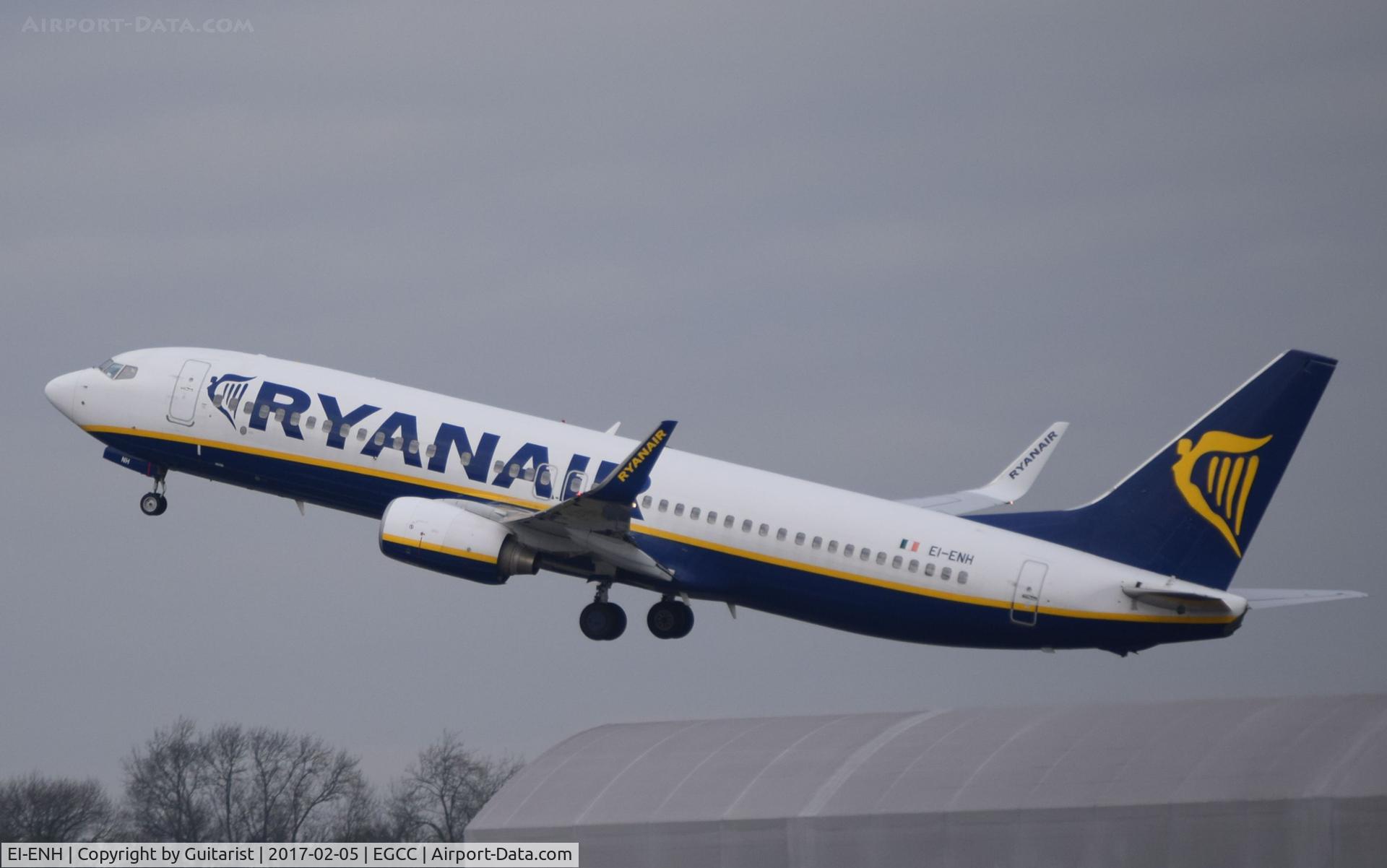 EI-ENH, 2010 Boeing 737-8AS C/N 35033, At Manchester