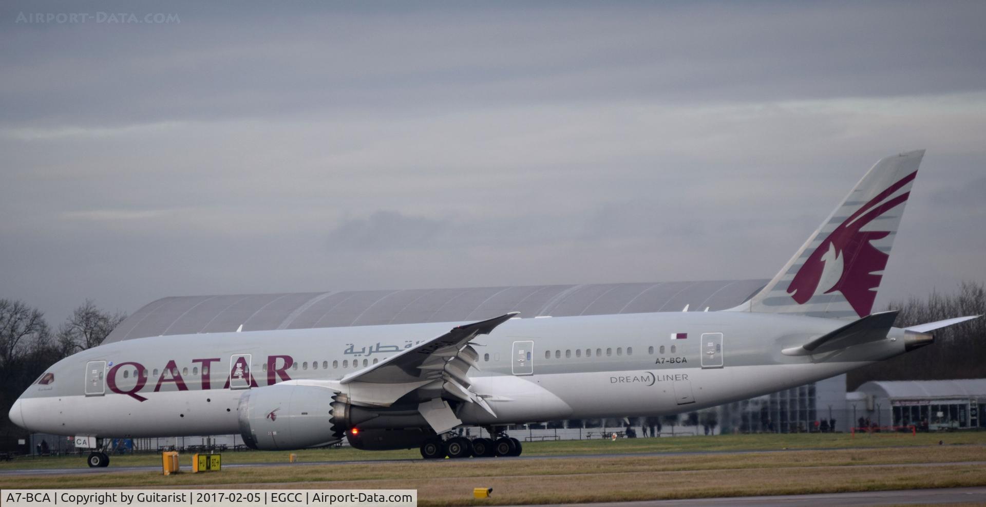 A7-BCA, 2012 Boeing 787-8 Dreamliner C/N 38319, At Manchester