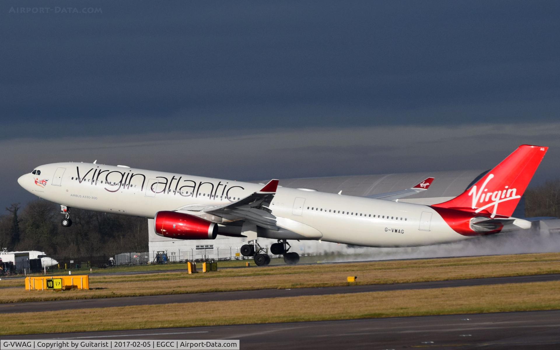 G-VWAG, 2012 Airbus A330-343X C/N 1341, At Manchester