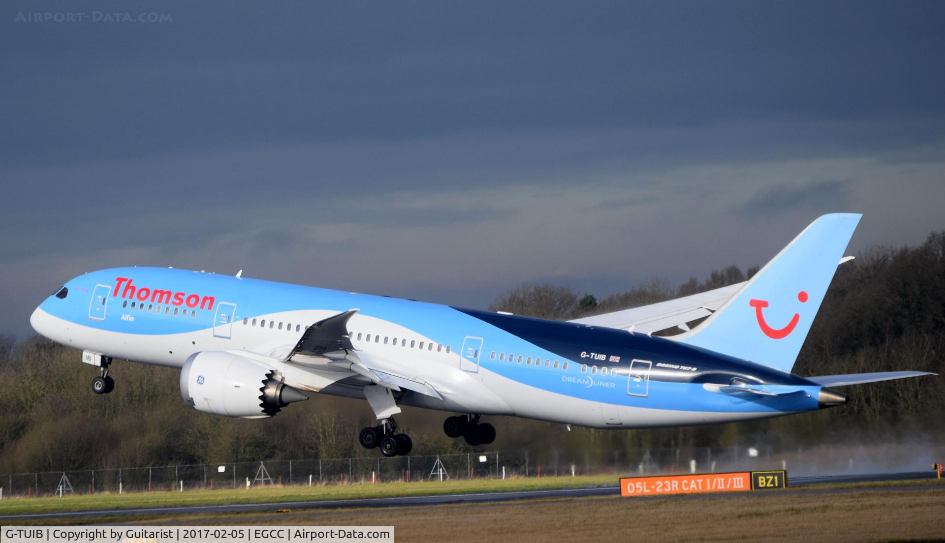 G-TUIB, 2013 Boeing 787-8 Dreamliner C/N 34423, At Manchester