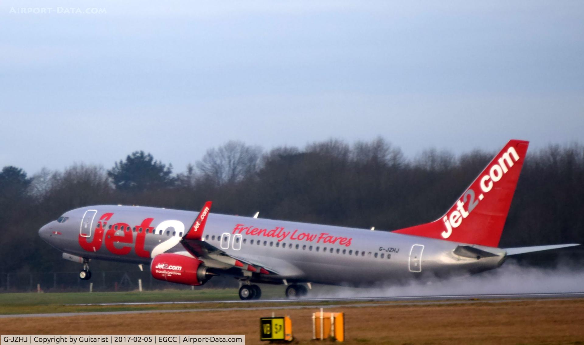 G-JZHJ, 2016 Boeing 737-8MG C/N 63144, At Manchester