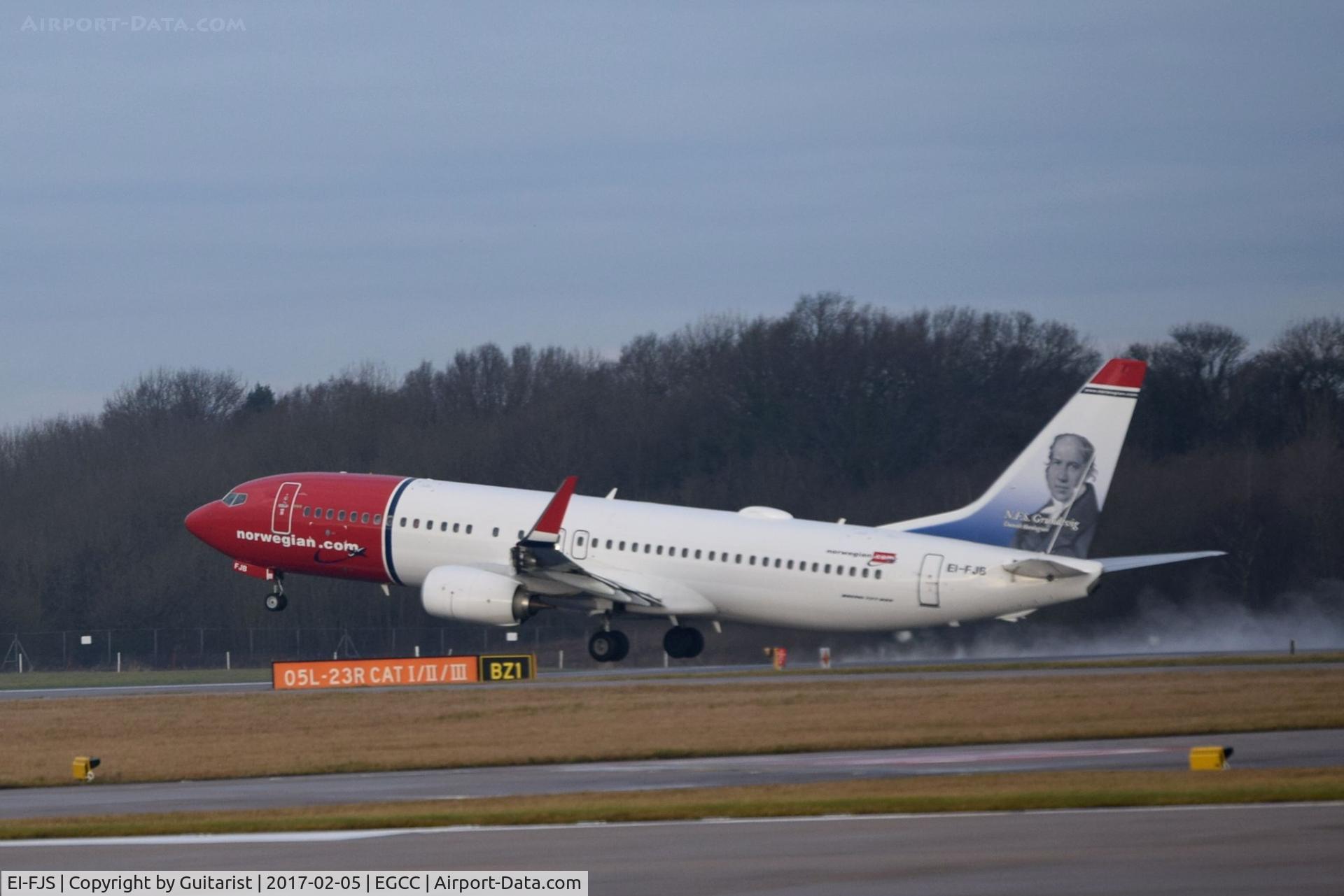 EI-FJS, 2016 Boeing 737-8JP C/N 41153, At Manchester