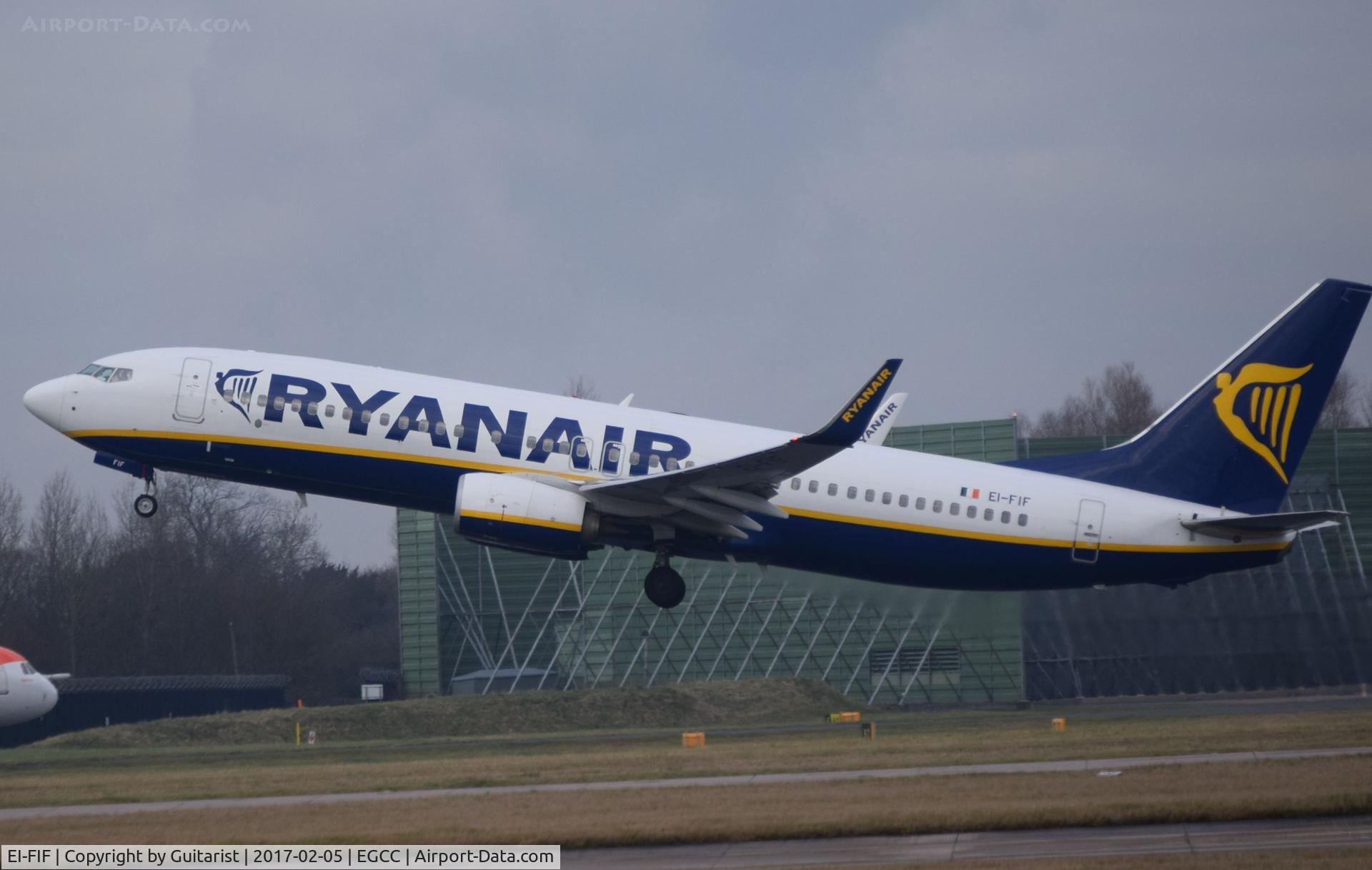 EI-FIF, 2015 Boeing 737-8AS C/N 44696, At Manchester