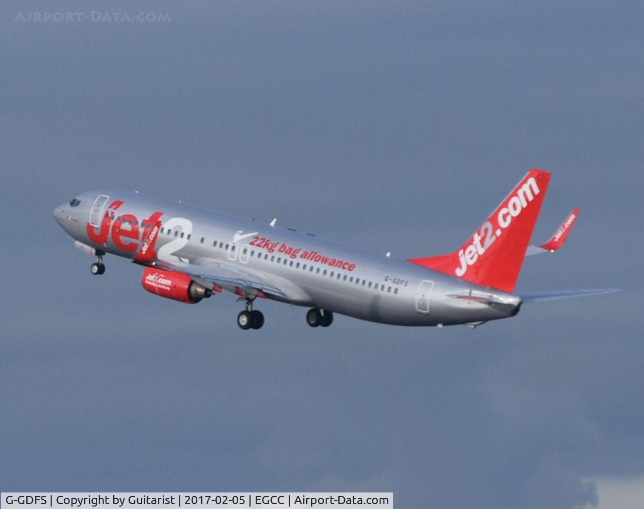 G-GDFS, 2001 Boeing 737-86N C/N 32243, At Manchester
