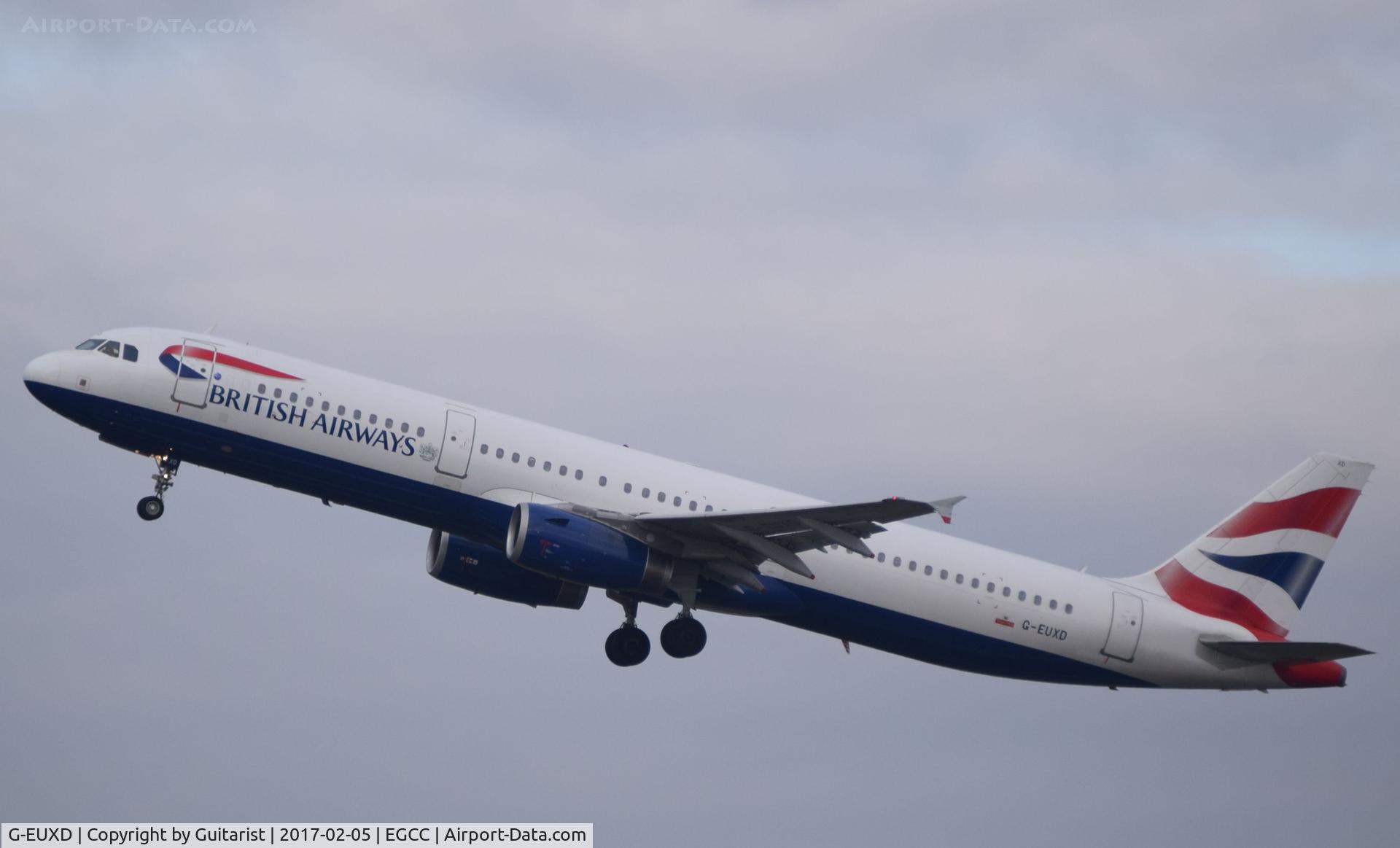 G-EUXD, 2004 Airbus A321-231 C/N 2320, At Manchester
