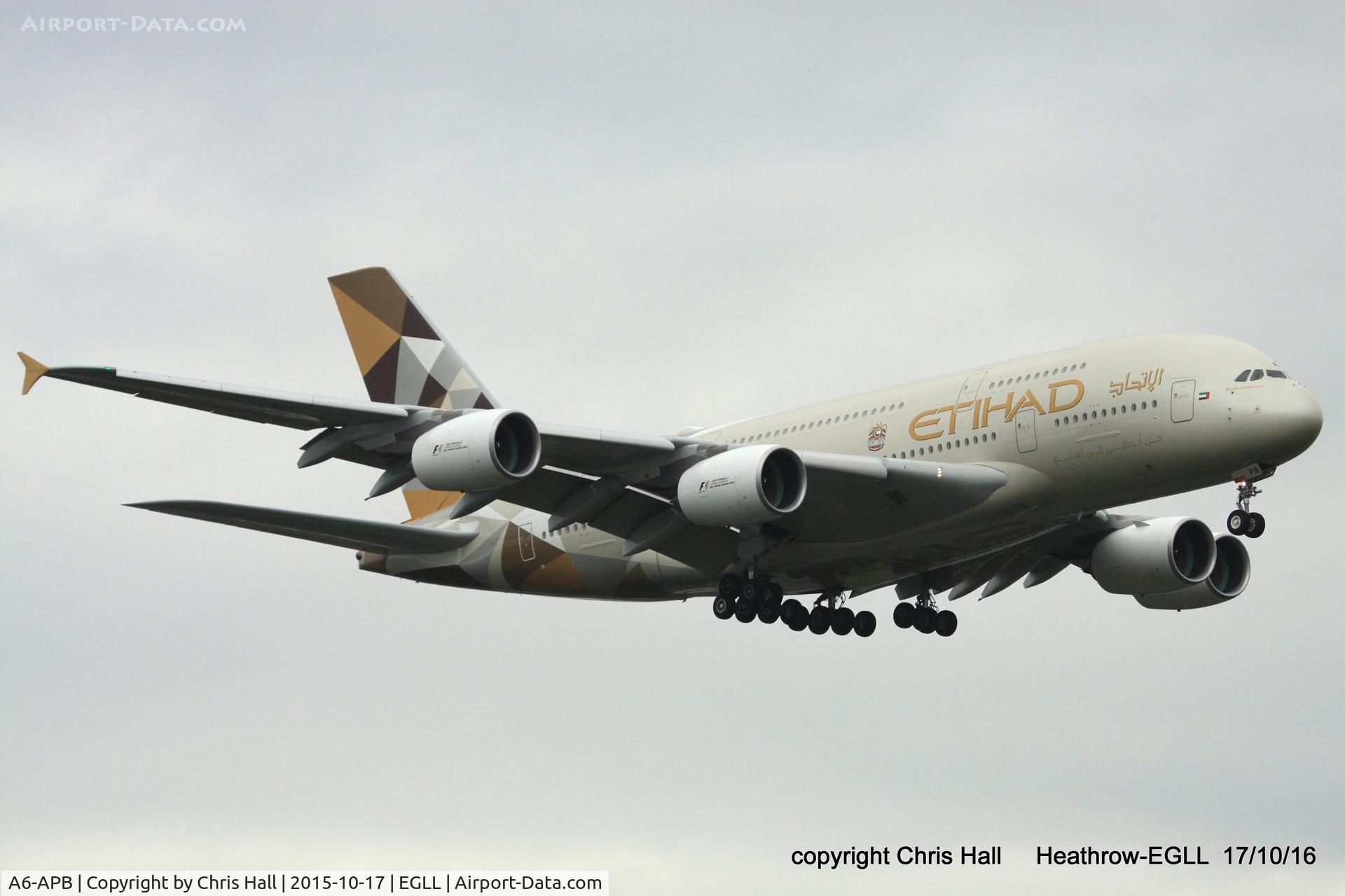 A6-APB, 2014 Airbus A380-861 C/N 170, Etihad