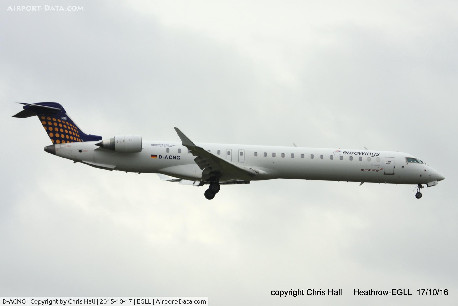 D-ACNG, 2009 Bombardier CRJ-900LR (CL-600-2D24) C/N 15245, Eurowings
