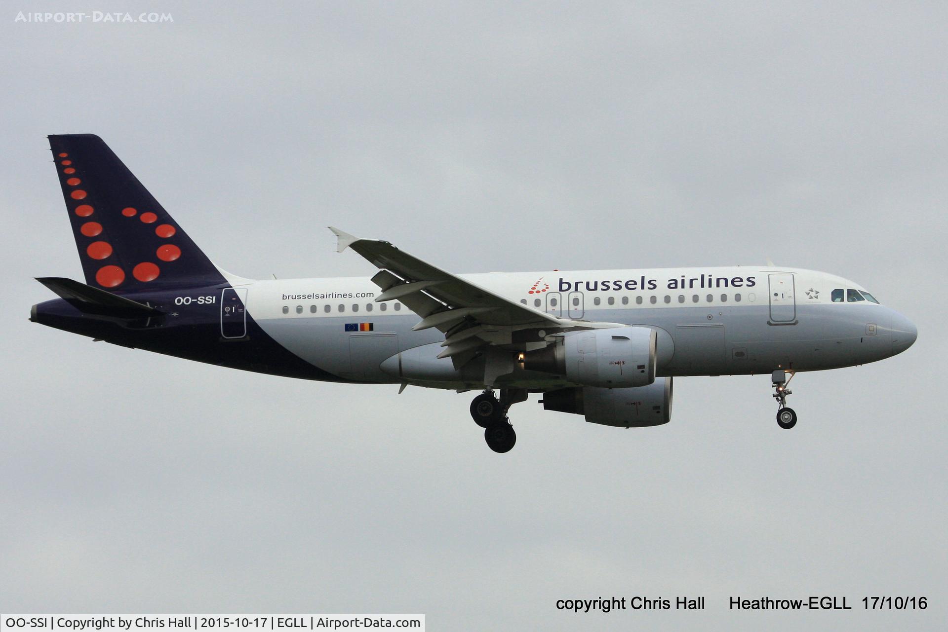 OO-SSI, 2009 Airbus A319-112 C/N 3895, Brussels Airlines