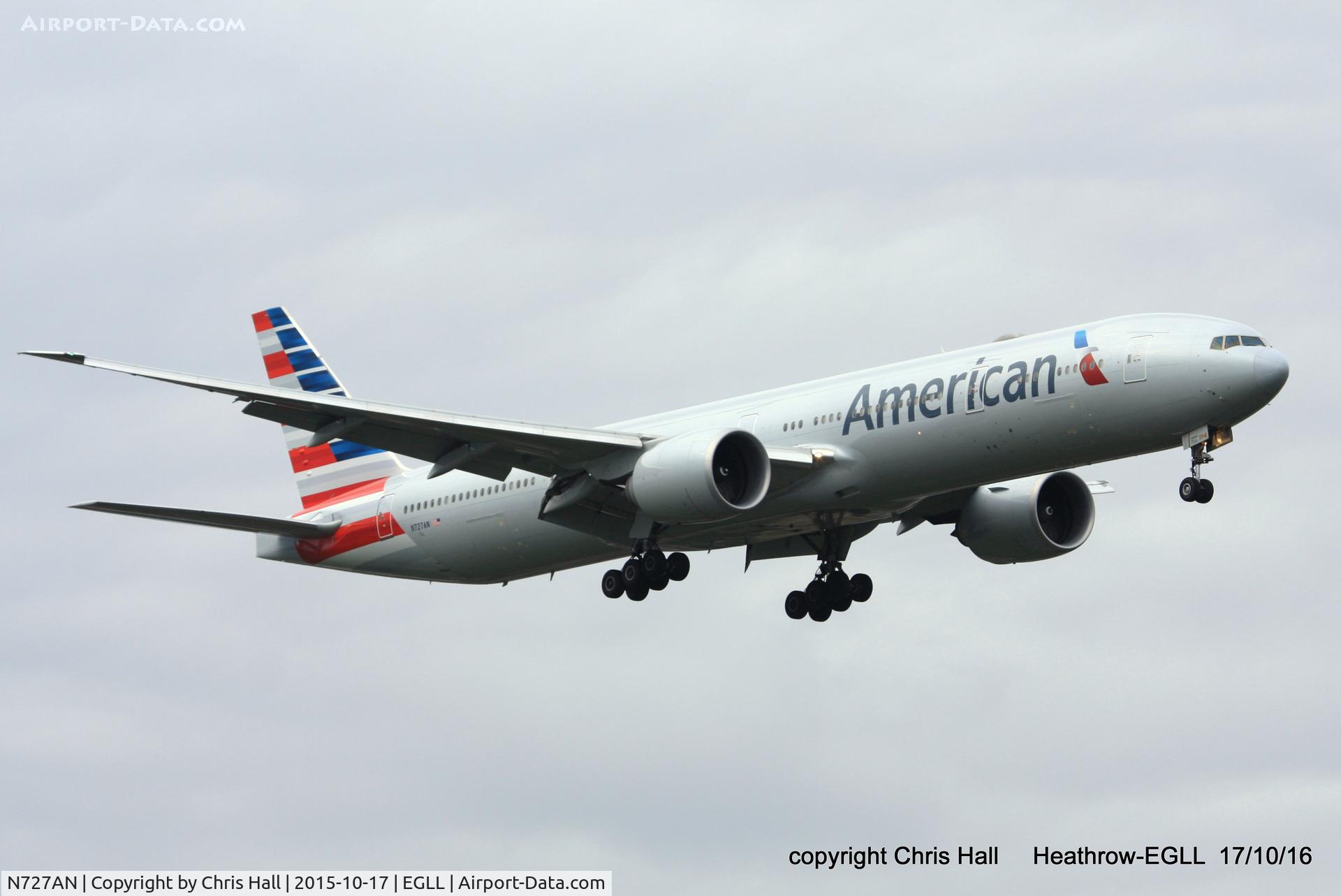 N727AN, 2014 Boeing 777-323/ER C/N 33541, American Airlines