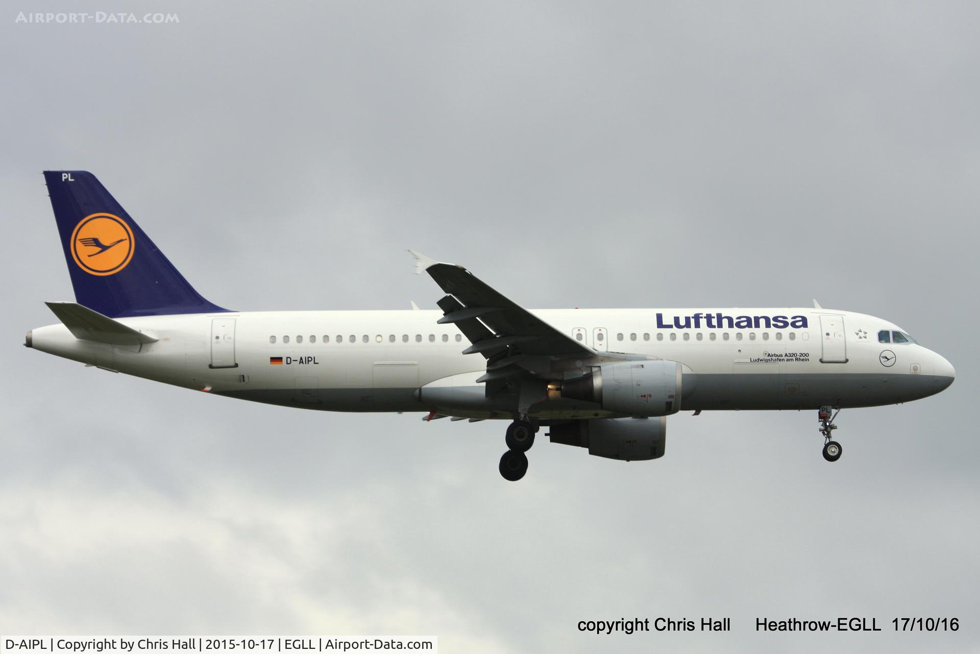 D-AIPL, 1989 Airbus A320-211 C/N 094, Lufthansa