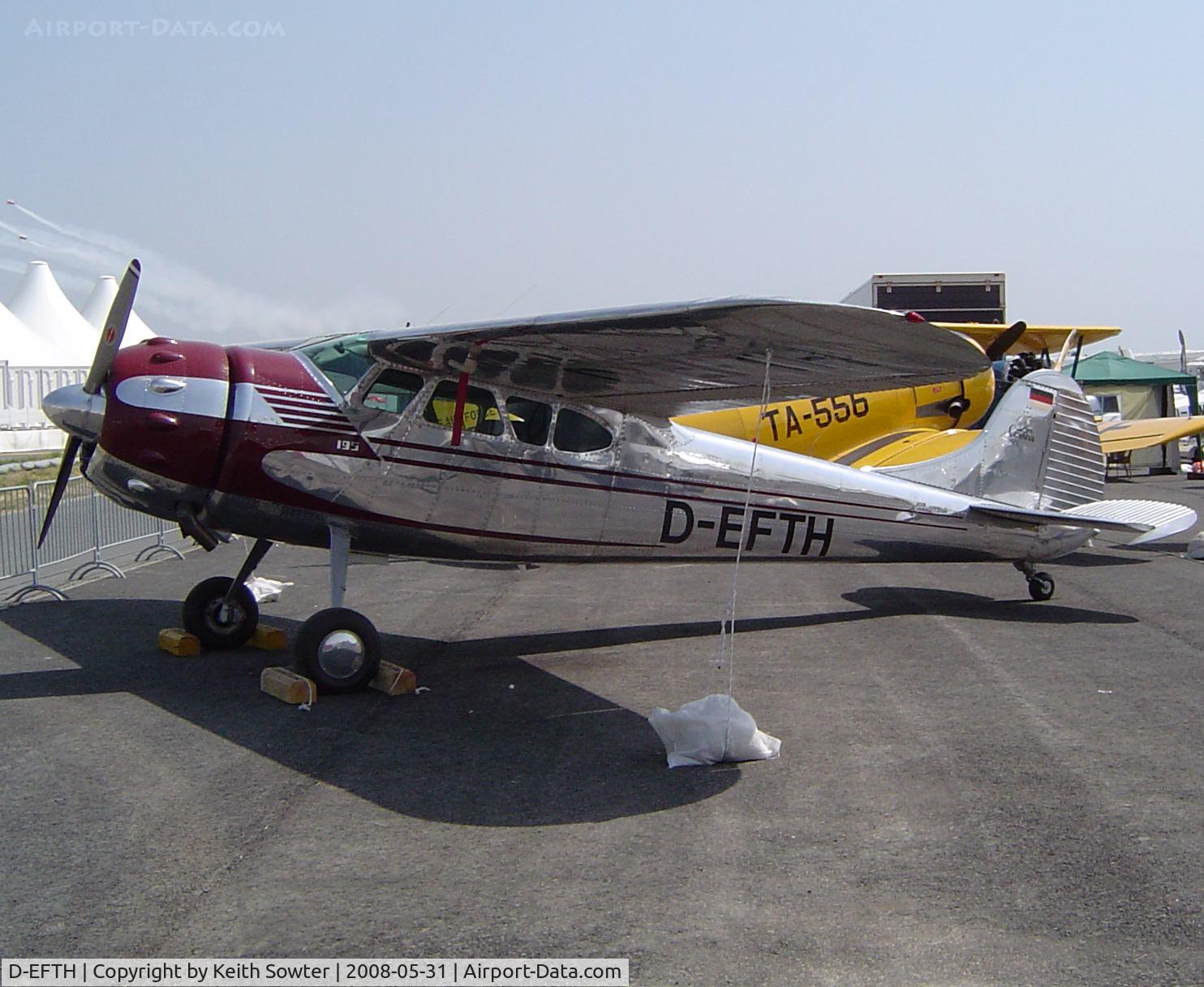 D-EFTH, 1953 Cessna 195B Businessliner C/N 16087, Berlin ILA