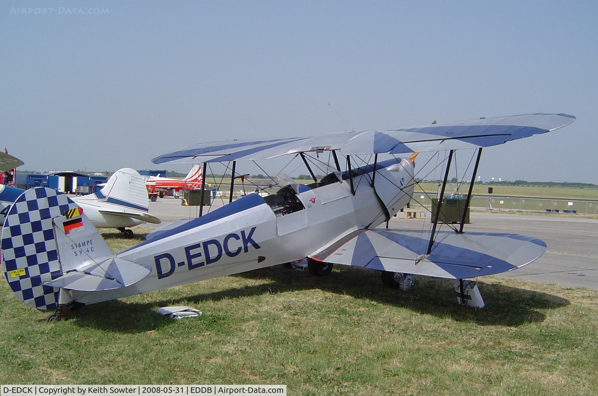 D-EDCK, 1947 Stampe-Vertongen SV-4C C/N 540, Berlin ILA
